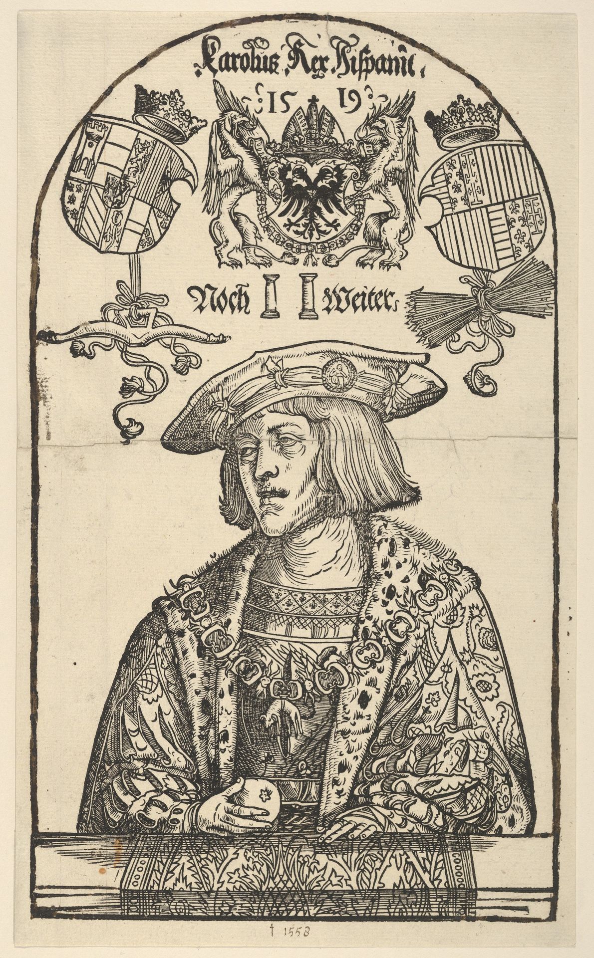 Copy of Portrait of Charles V by Hans Weiditz the Younger