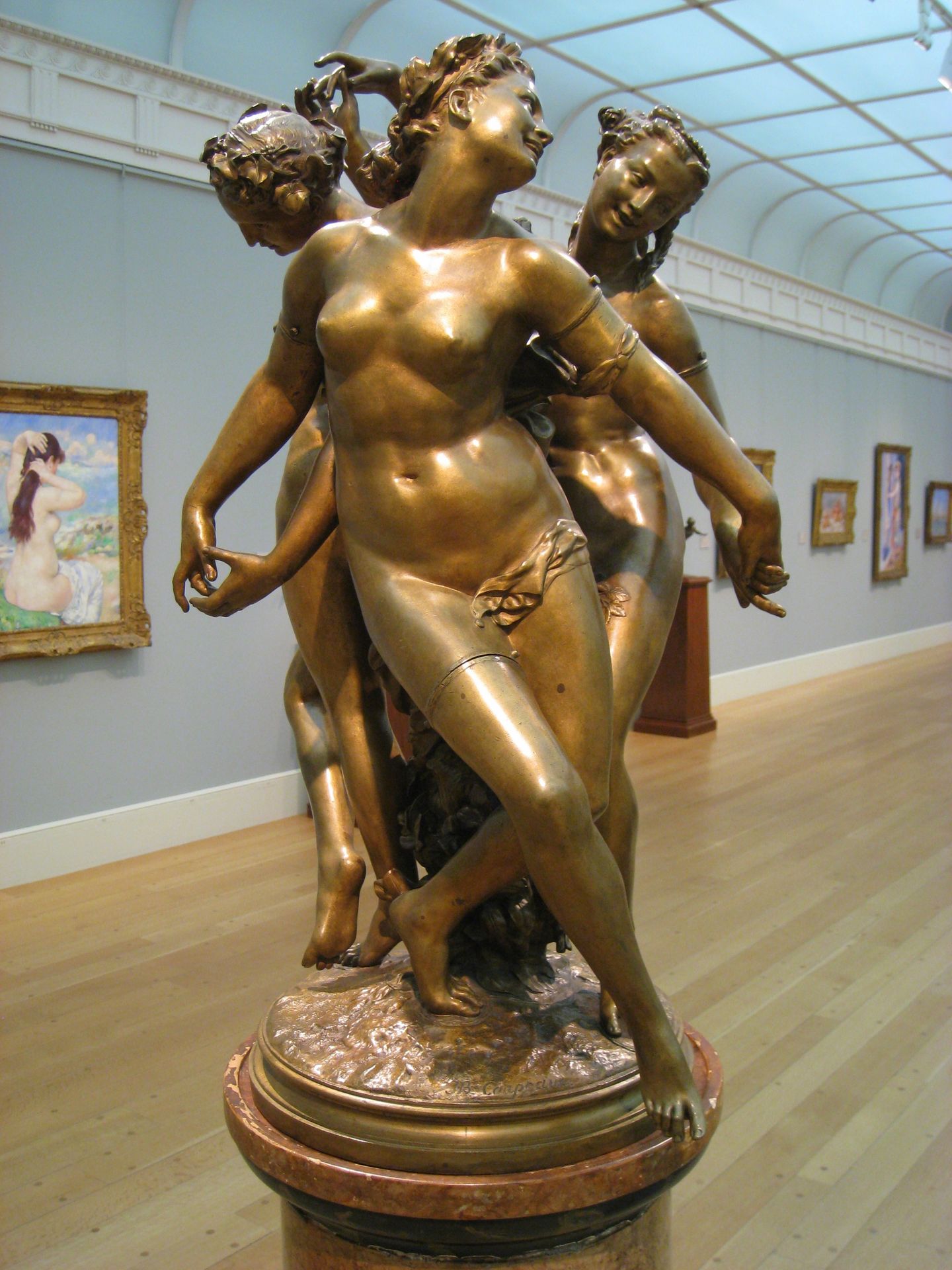 The Three Graces. by Jean-Baptiste Carpeaux