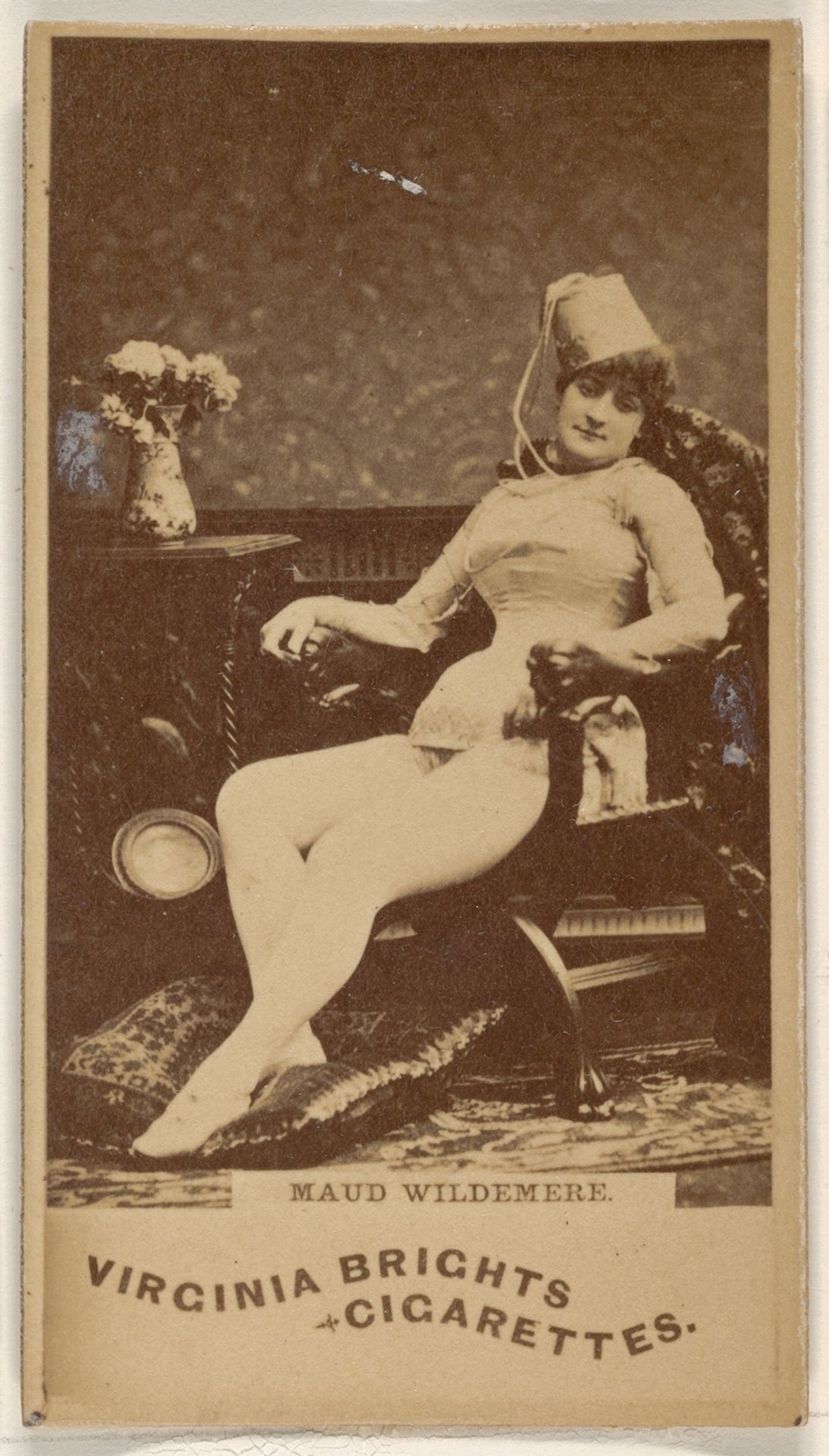 Maud Wildemere, from the Actors and Actresses series (N45, Type 1) for Virginia Brights Cigarettes by Allen & Ginter
