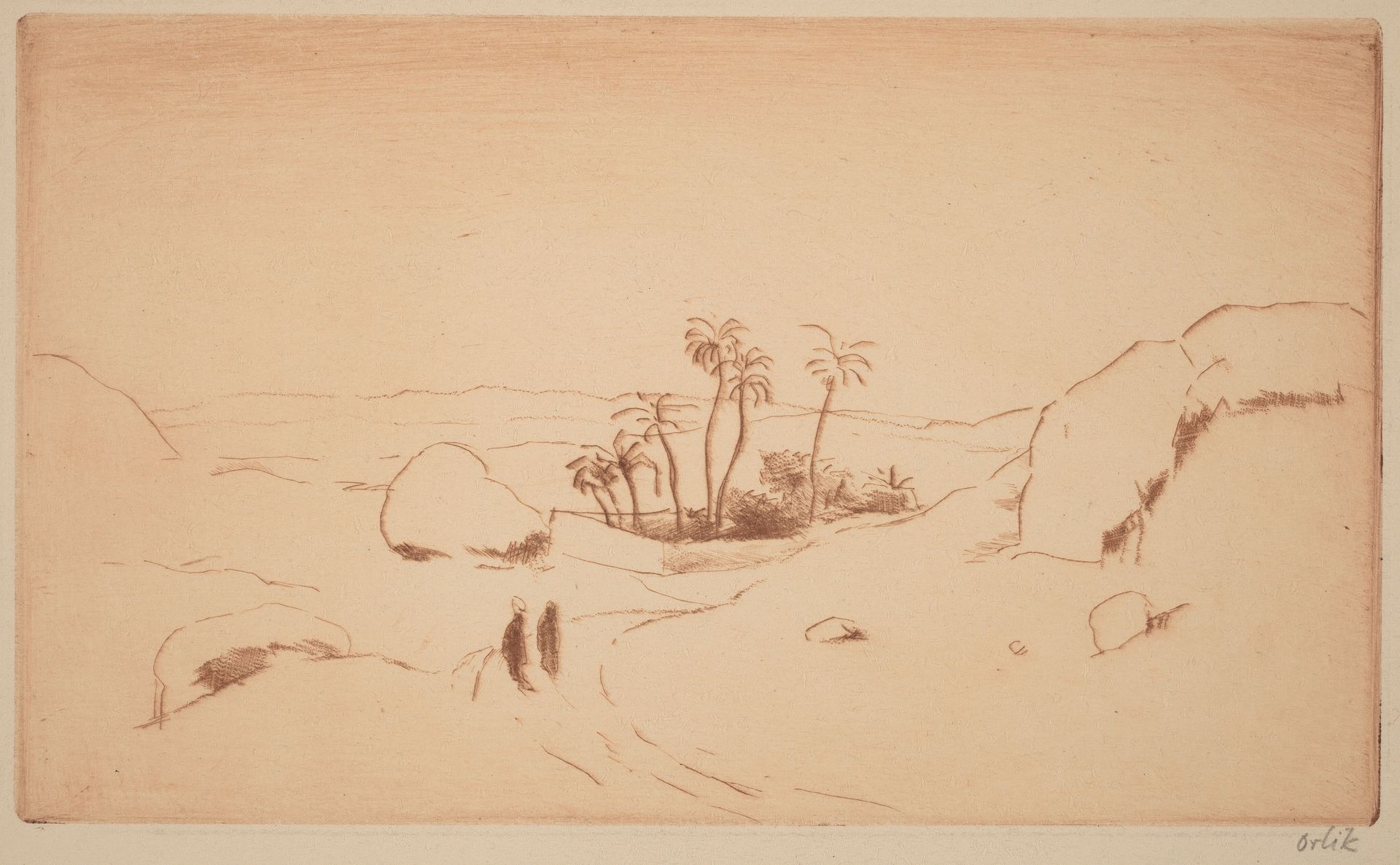 Oasis in the Desert by Emil Orlik