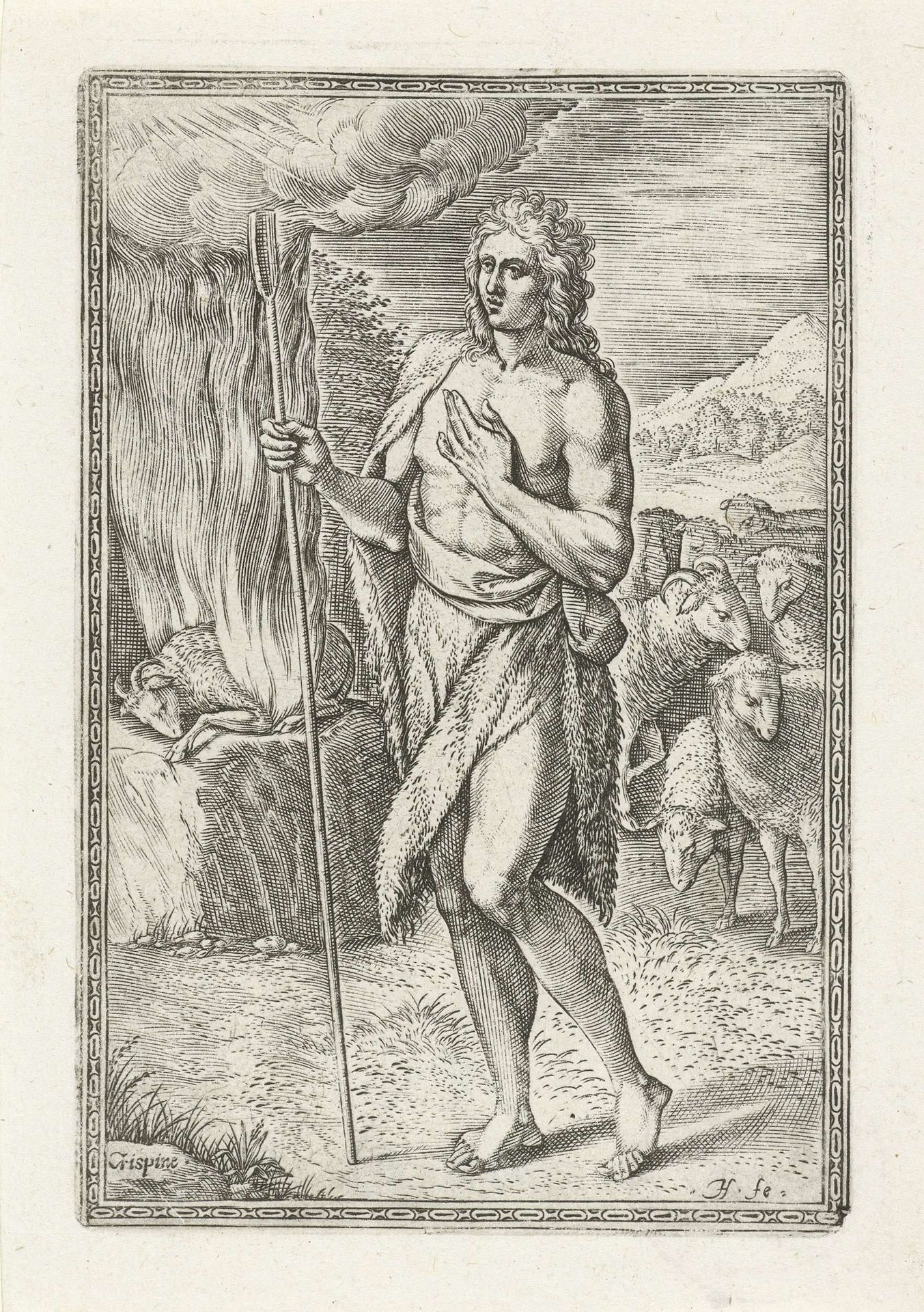 Abel by Johann Sadeler I