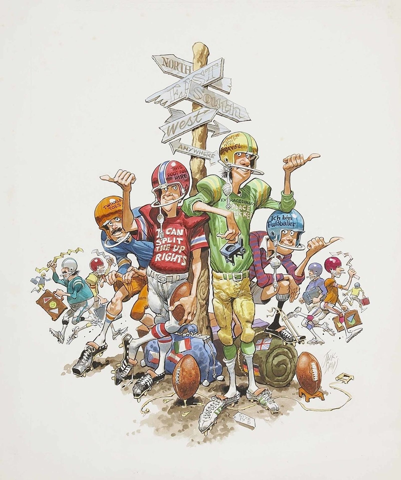 Open Try-Outs for Kickers by Jack Davis