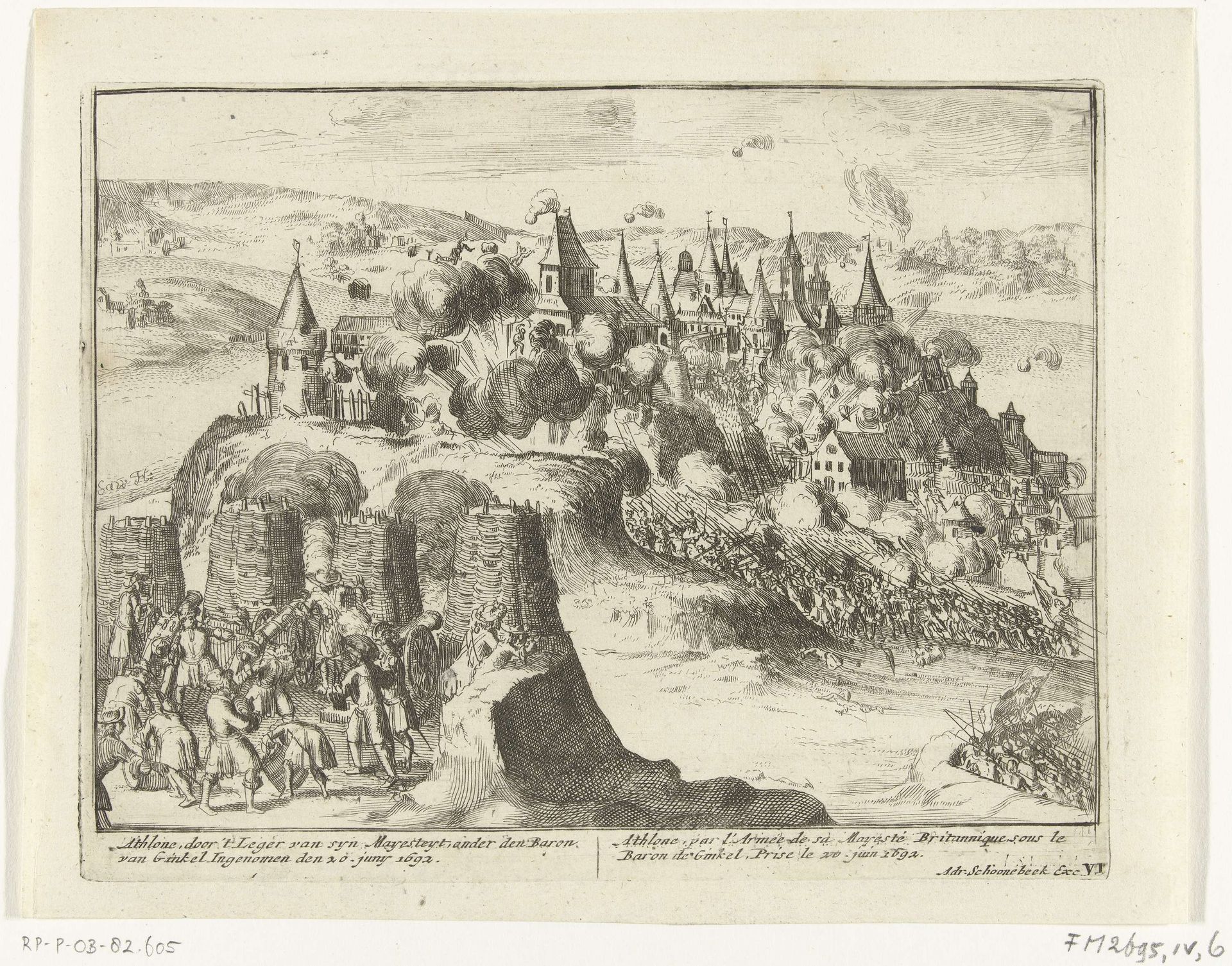 Inname van Athlone, 1691 by Anonymous