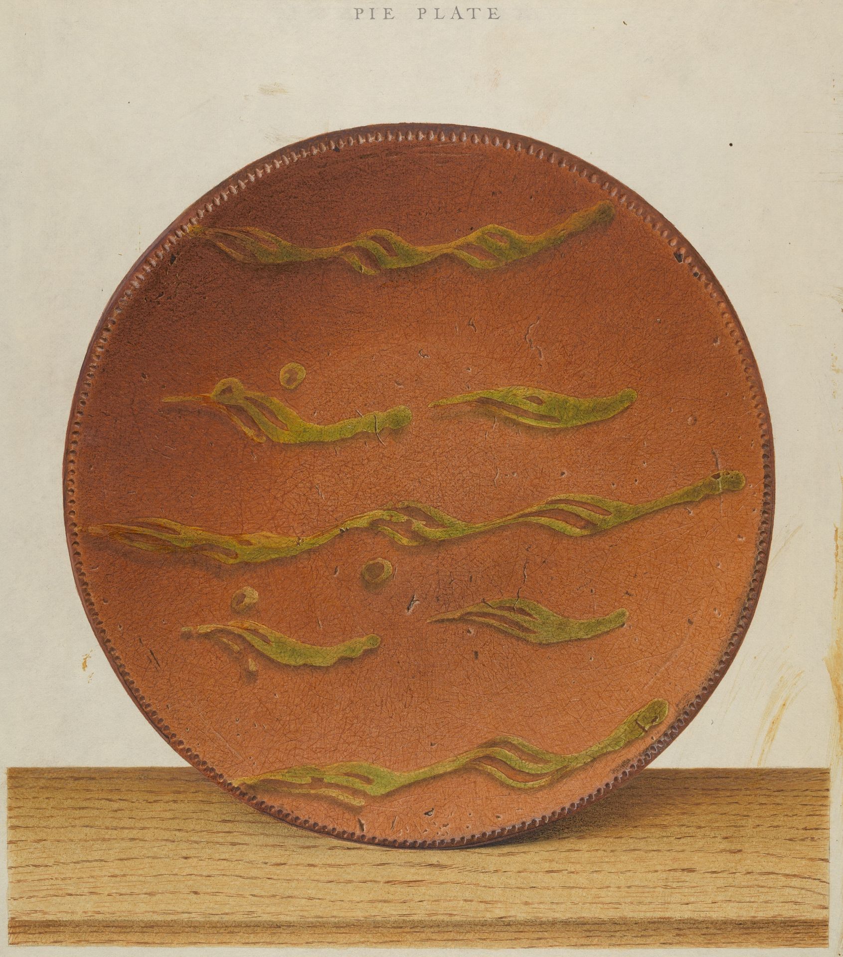 Pie Plate by Alfred Parys