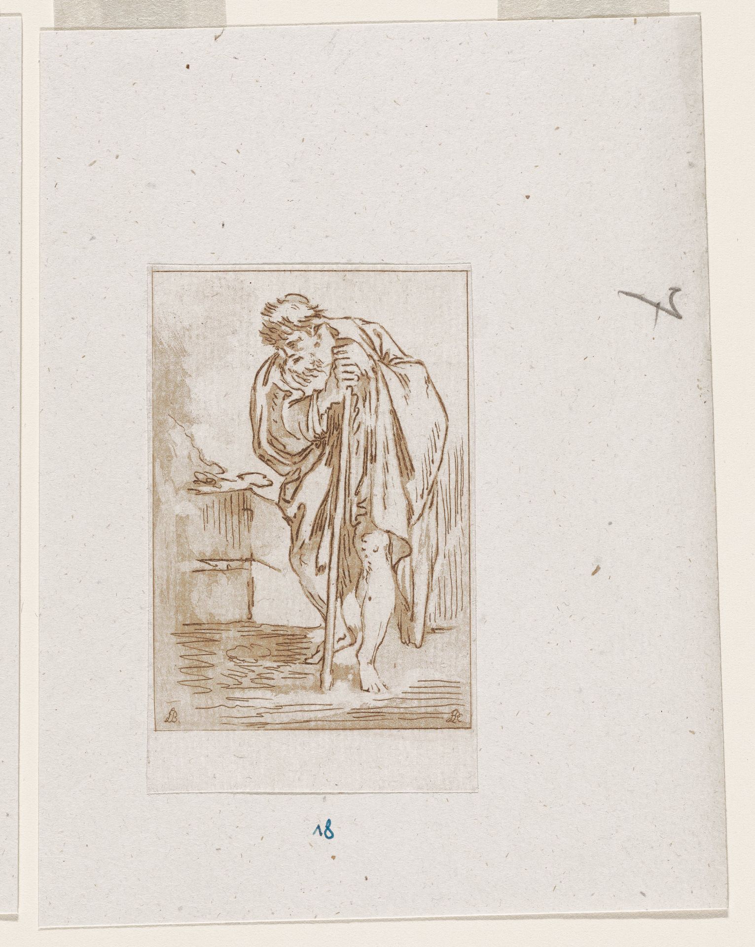 Suite de sept petits croquis by Francois Philippe Charpentier