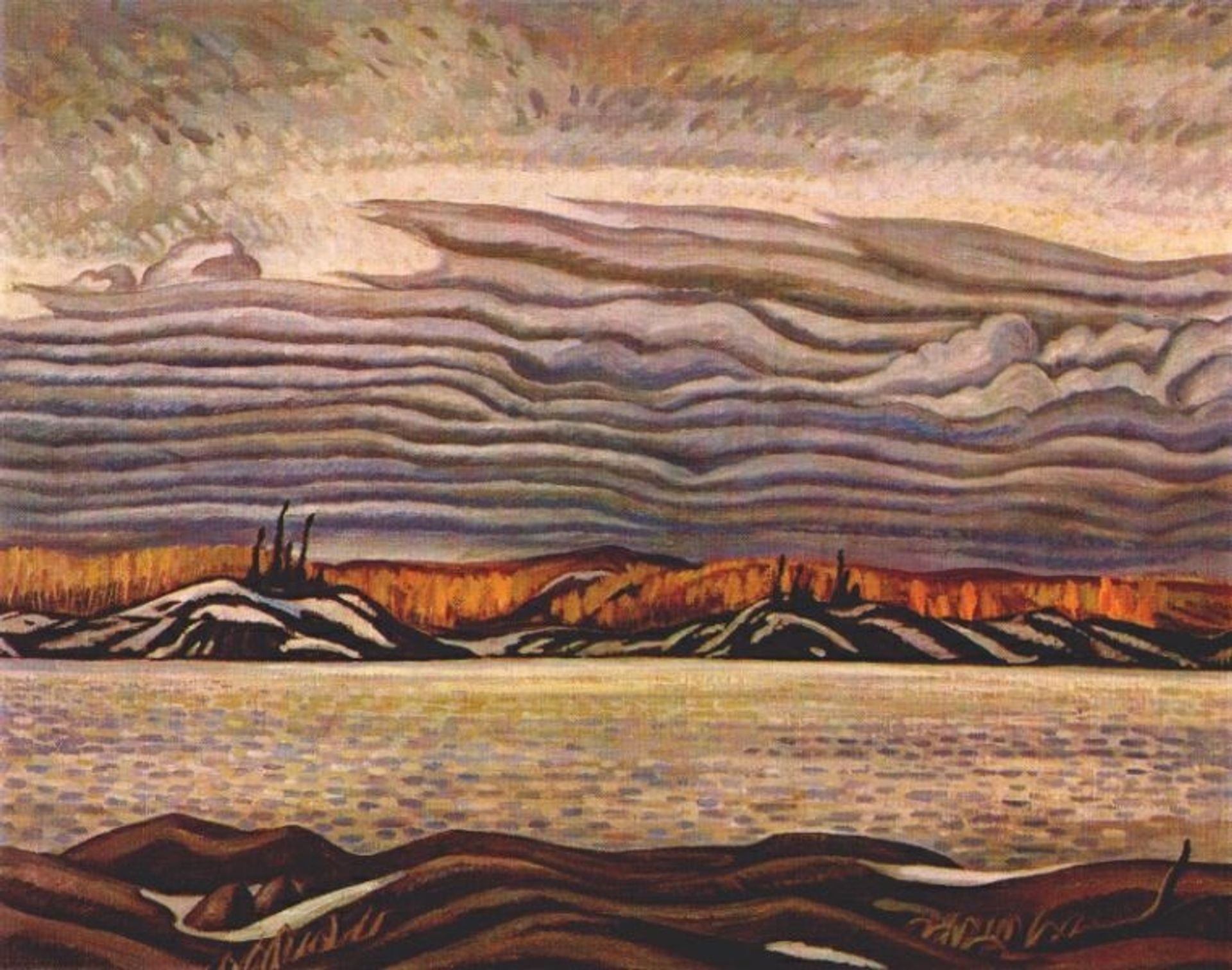 Algoma in November by A.Y. Jackson