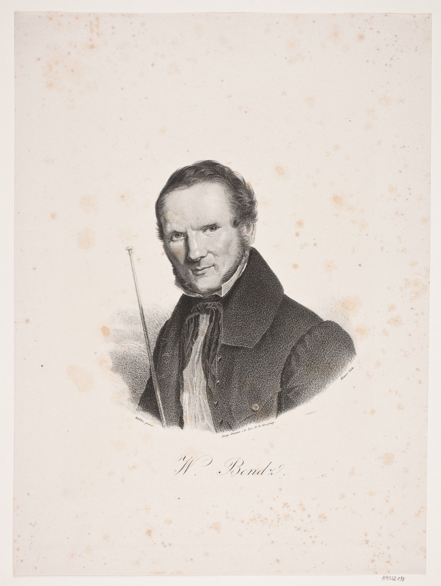 Wilhelm Bendz by WIlhelm Heuer