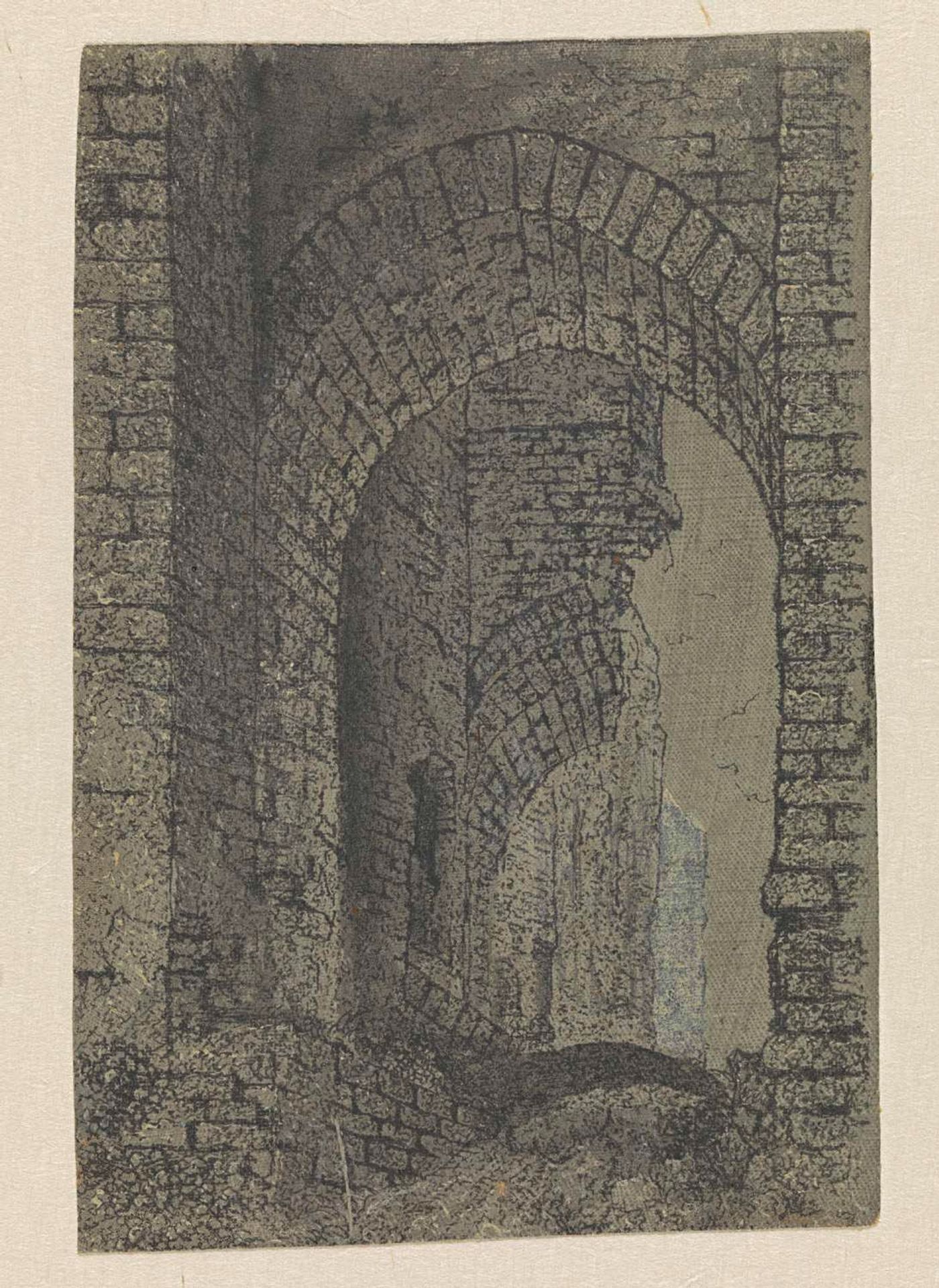 The Entrance Gate of the Ruins of Brederode Castle by Hercules Segers