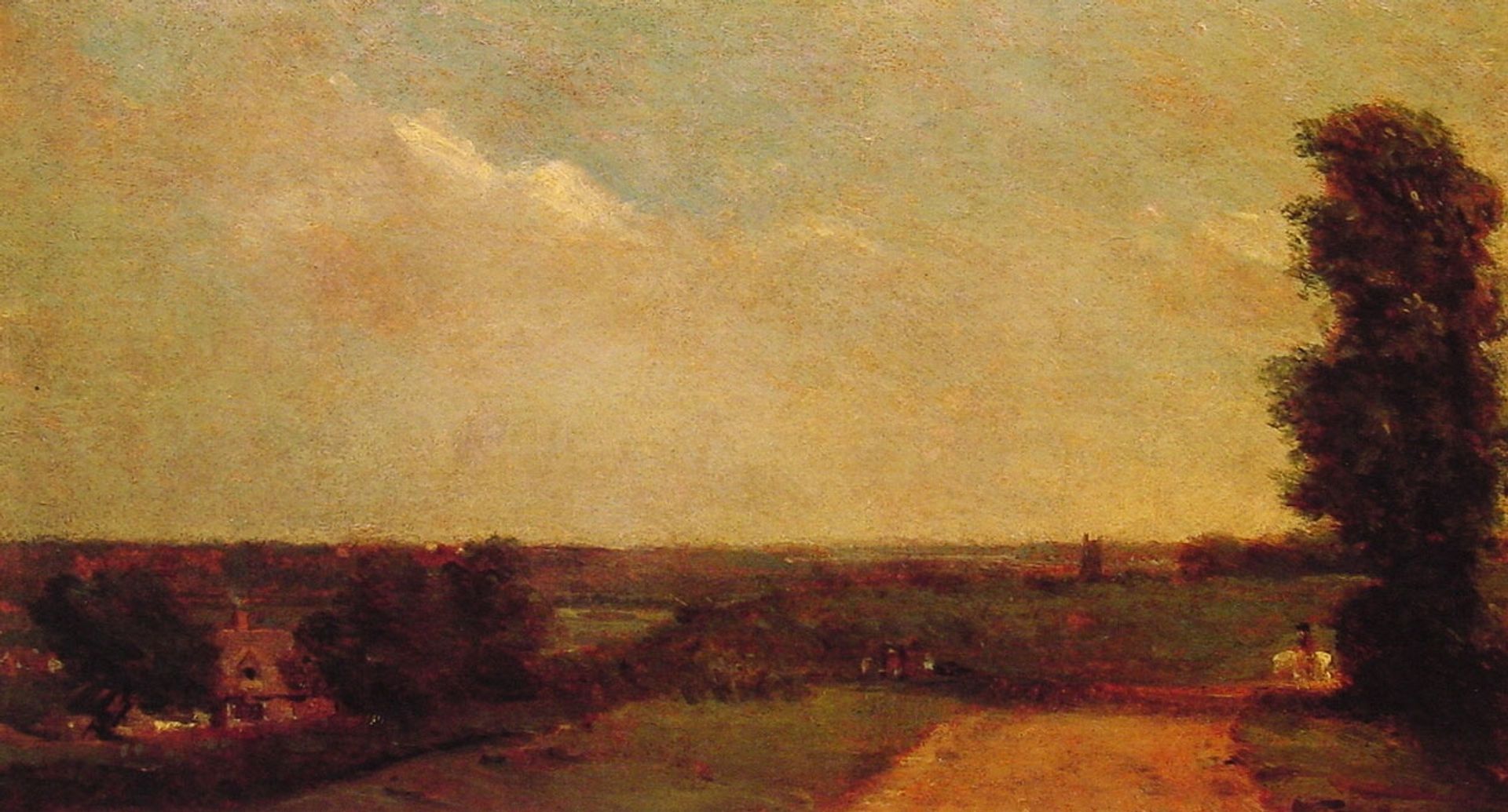 View towards Dedham by John Constable