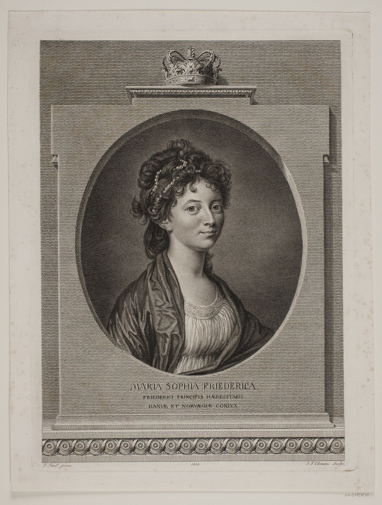 Maria Sophia Fredericia by J.F. Clemens