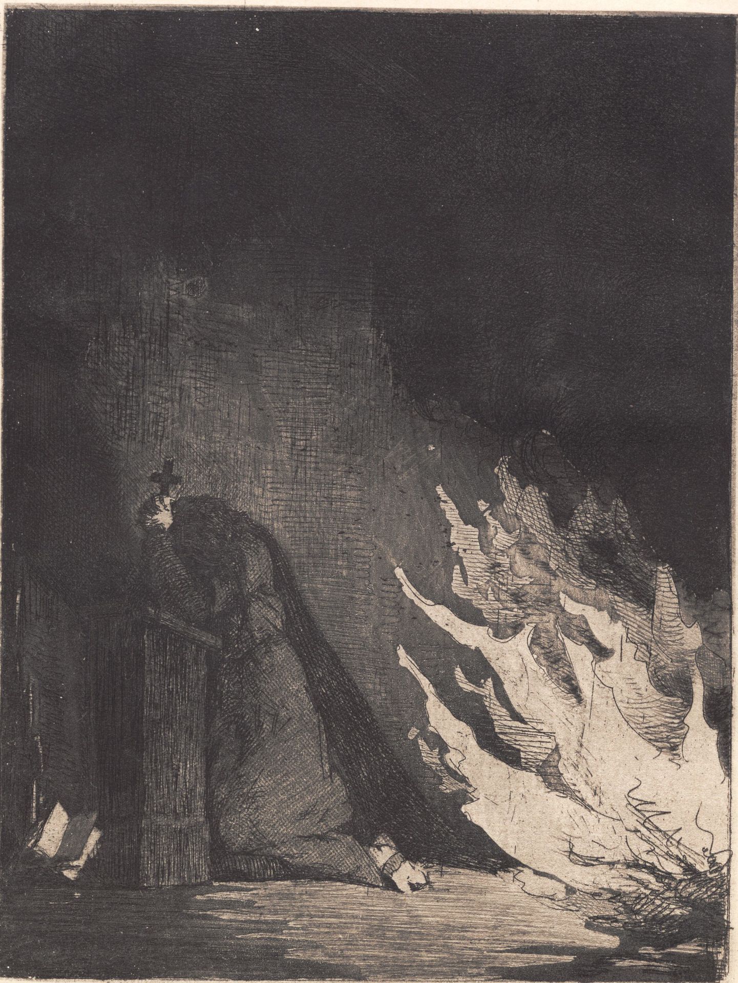 Ildebrand i klostret by Frans Schwartz