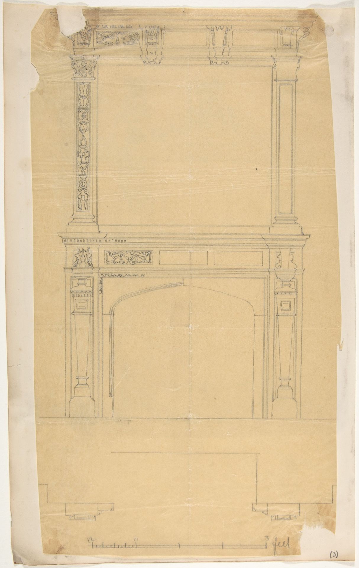 Design for a Chimneypiece by Anonymous