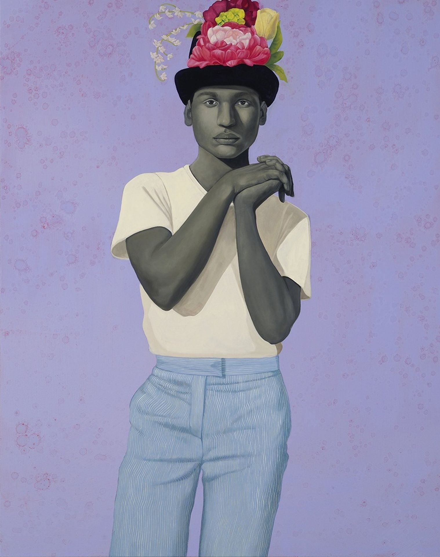 Try on dreams until I find the one that fits me. They all fit me by Amy Sherald