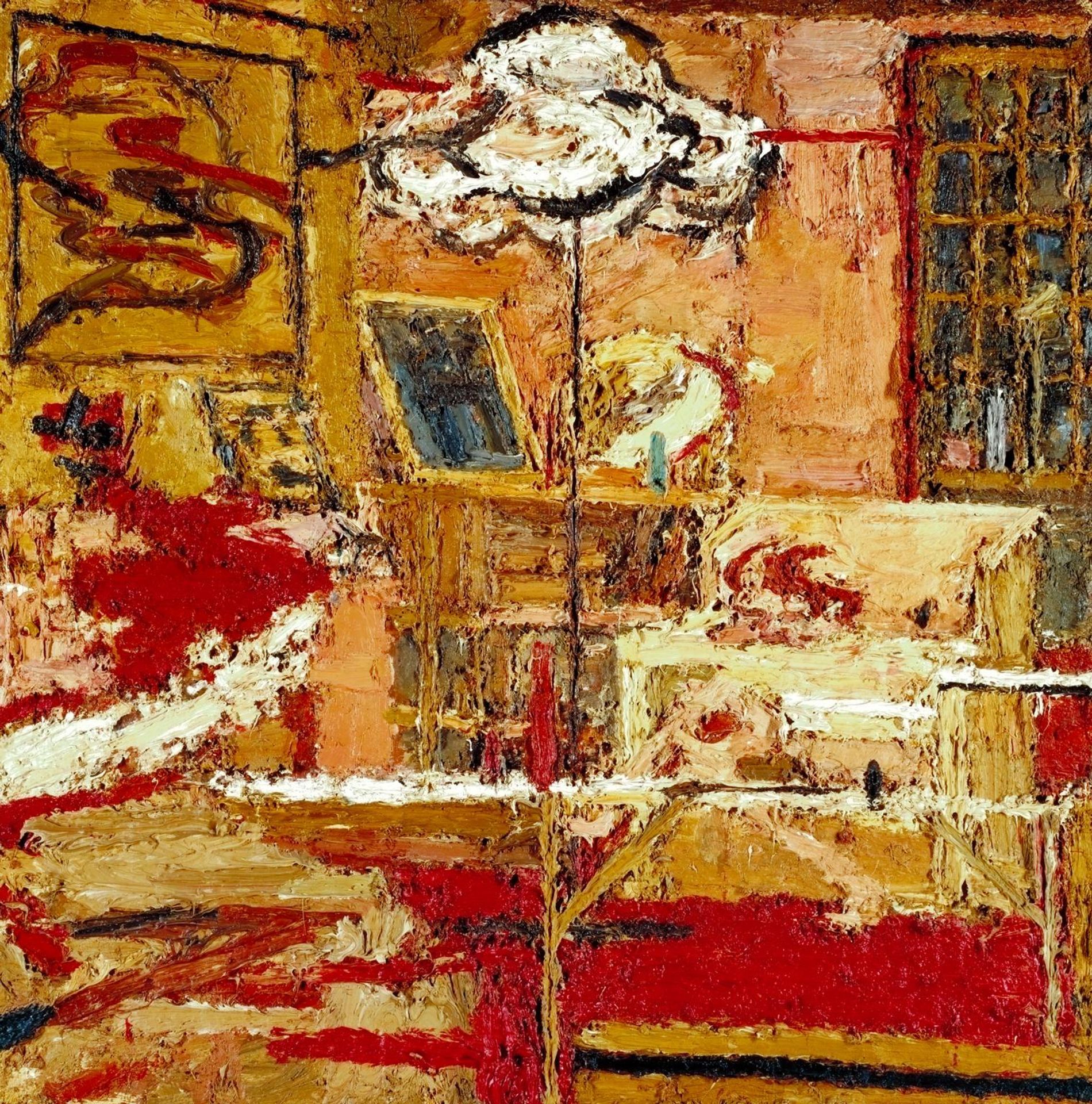 The Sitting Room by Frank Auerbach