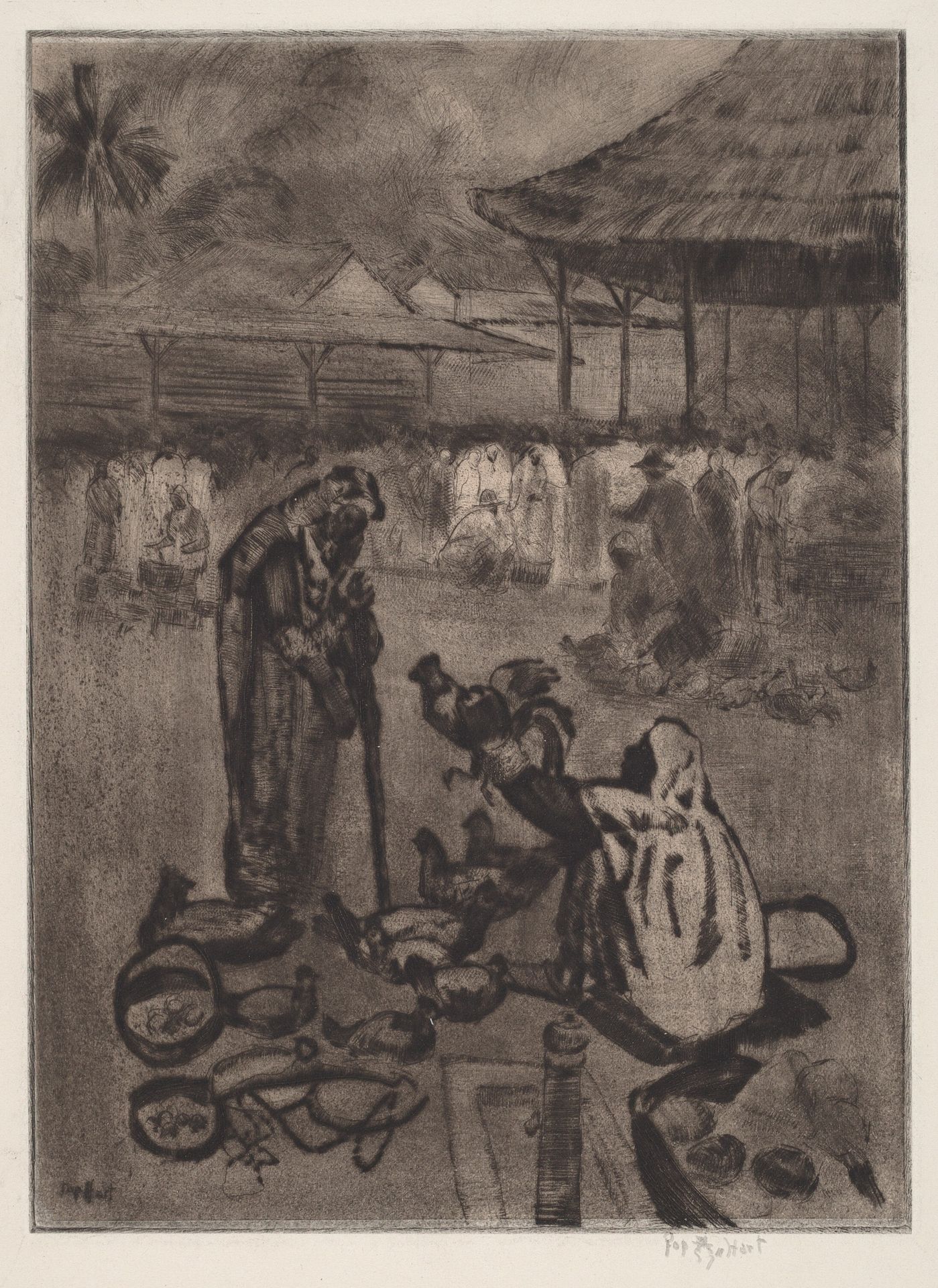 Chicken Vendor, Trinidad by George Overbury (Pop) Hart