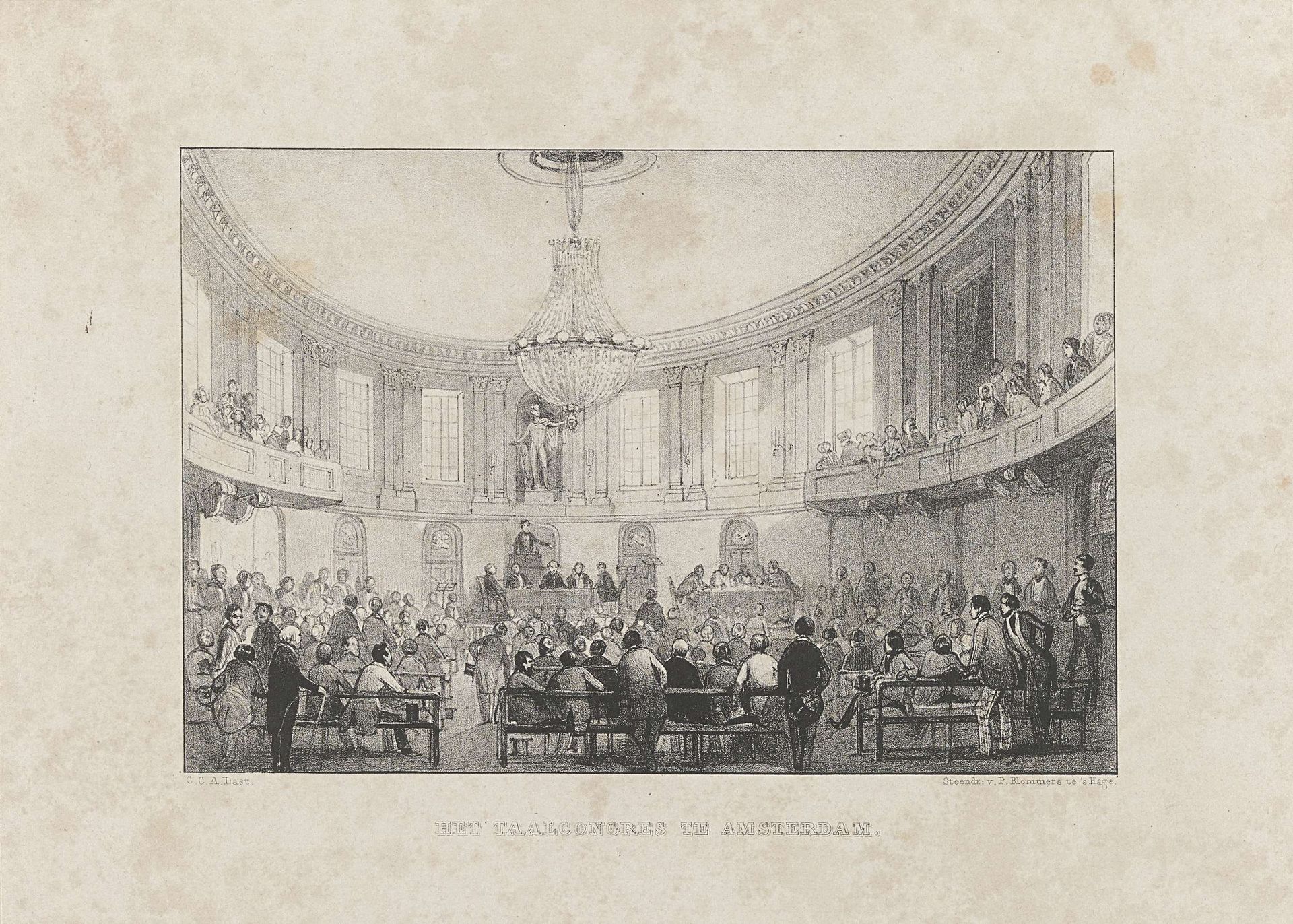 Tweede Nederlandsch Letterkundig Congres te Amsterdam, 1850 by Carel Christiaan Antony Last