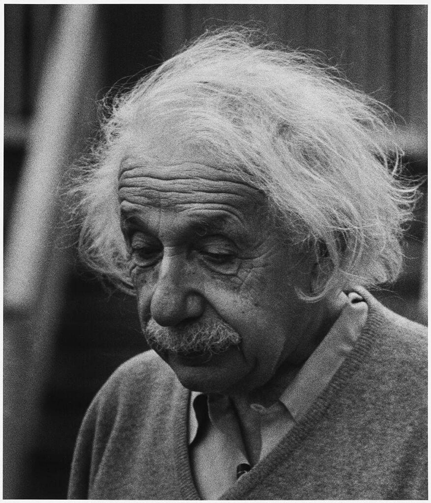 Albert Einstein (1879-1955), Princeton, New Jersey by Ernst Haas