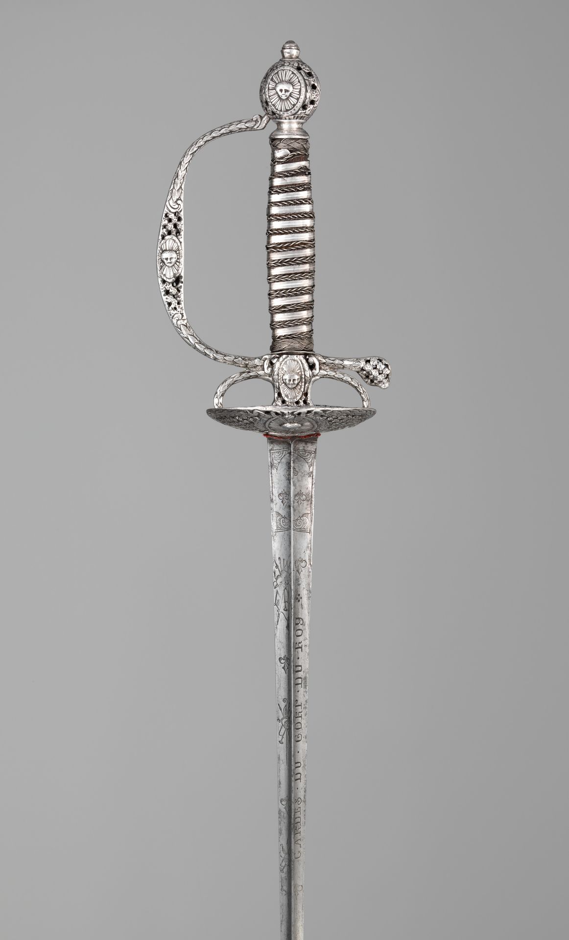 Smallsword carried by the Gardes du Corps by Guilmin