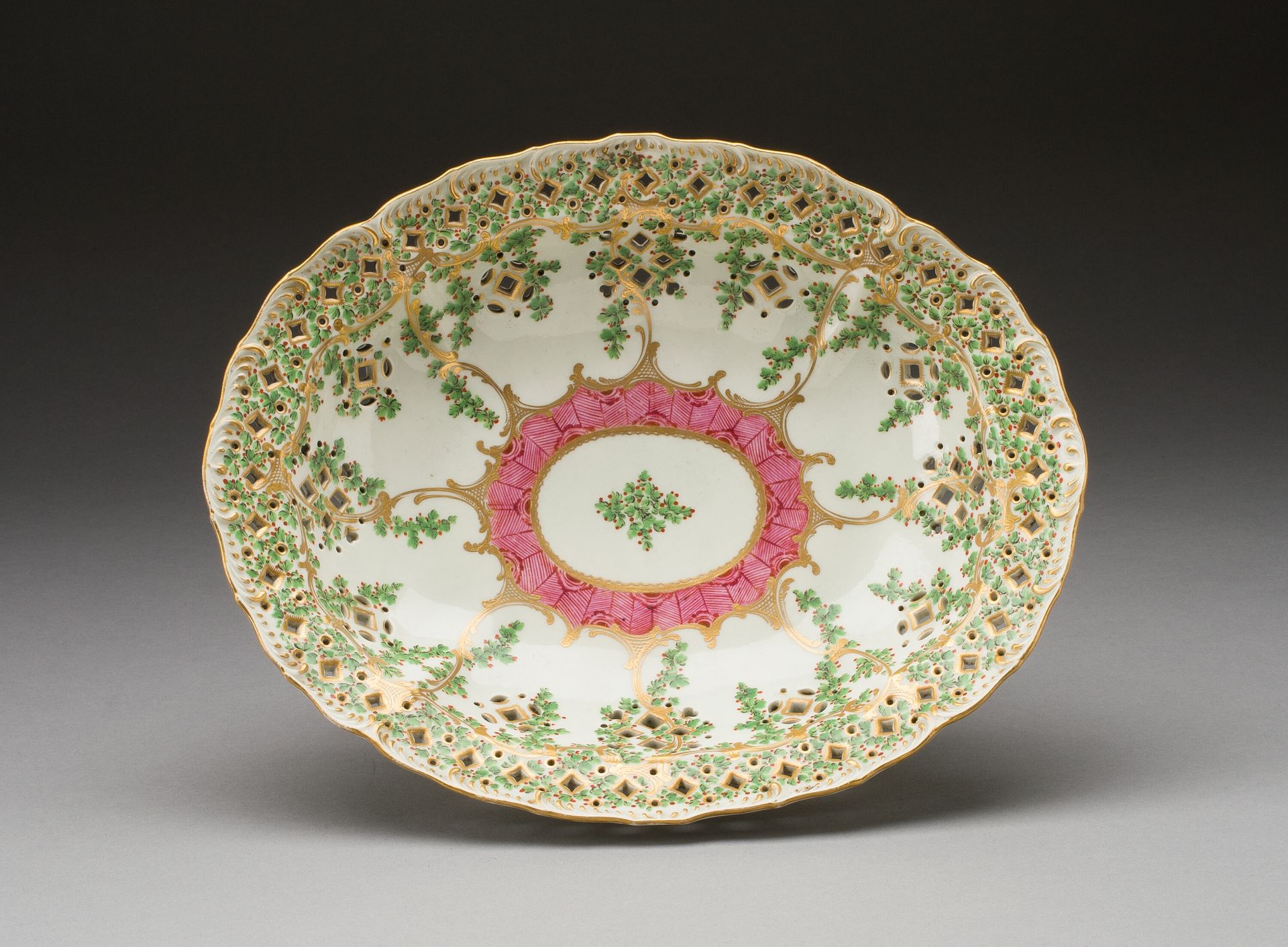 Pierced Dish by Worcester Royal Porcelain Company