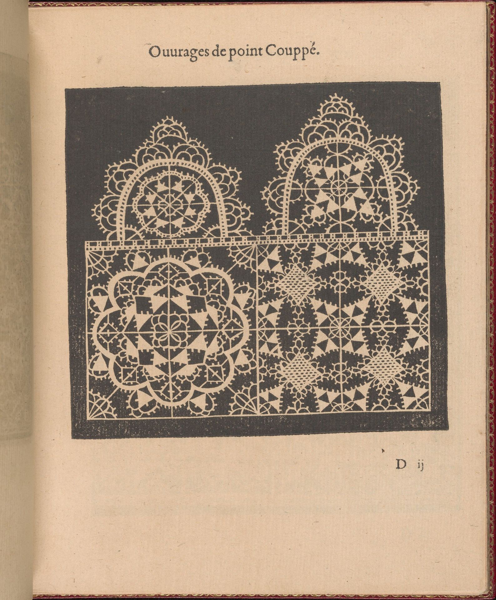 Les Singuliers et Nouveaux Portraicts... page 14 (recto) by Federico de Vinciolo