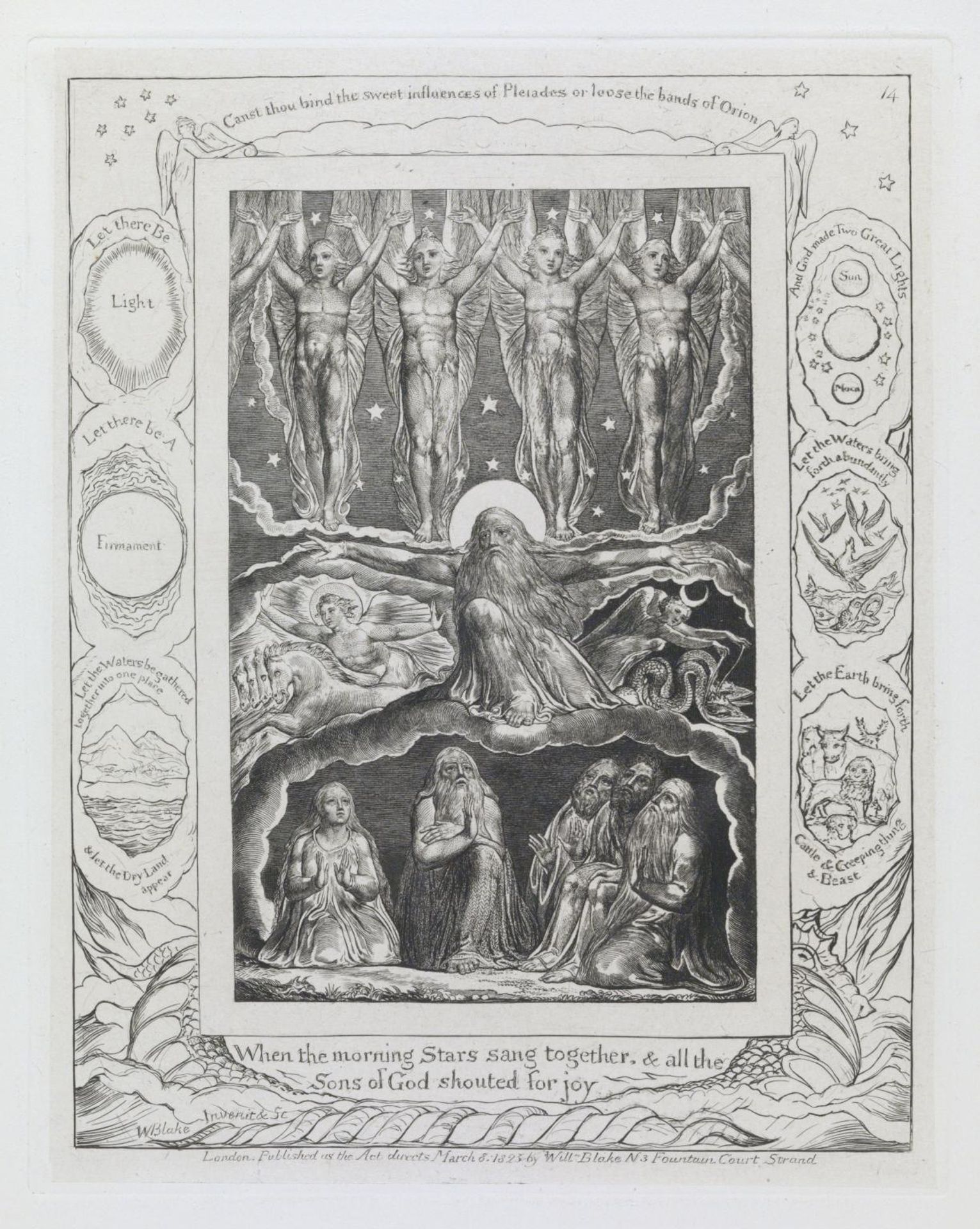 When the Morning Stars Sang Together by William Blake
