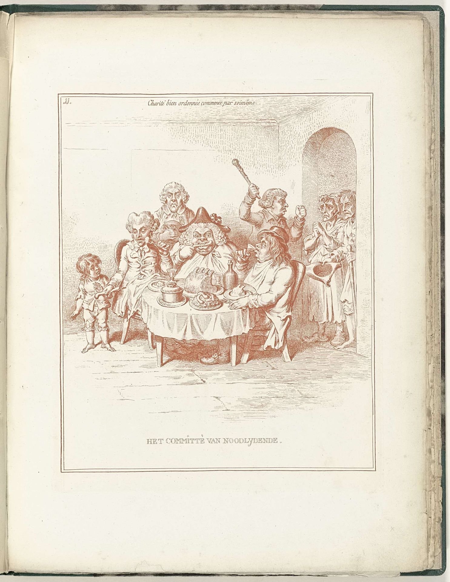 Comité voor Noodlijdenden, 1795 by James Gillray