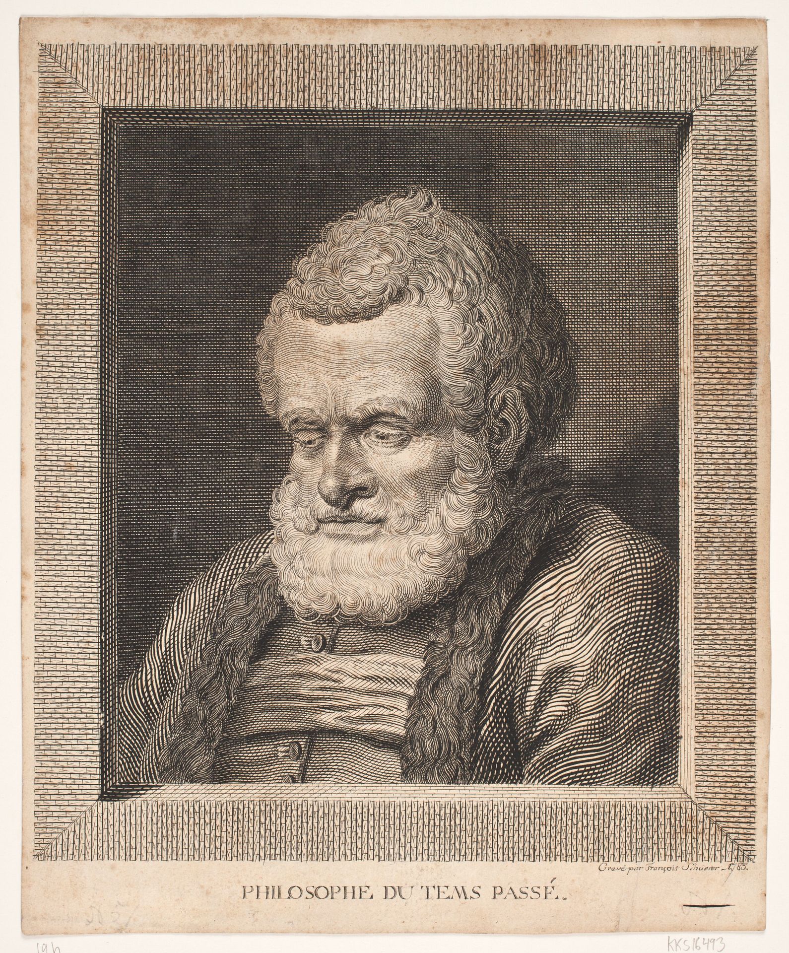 "Philosophe du tems passé" by F. Schüerer