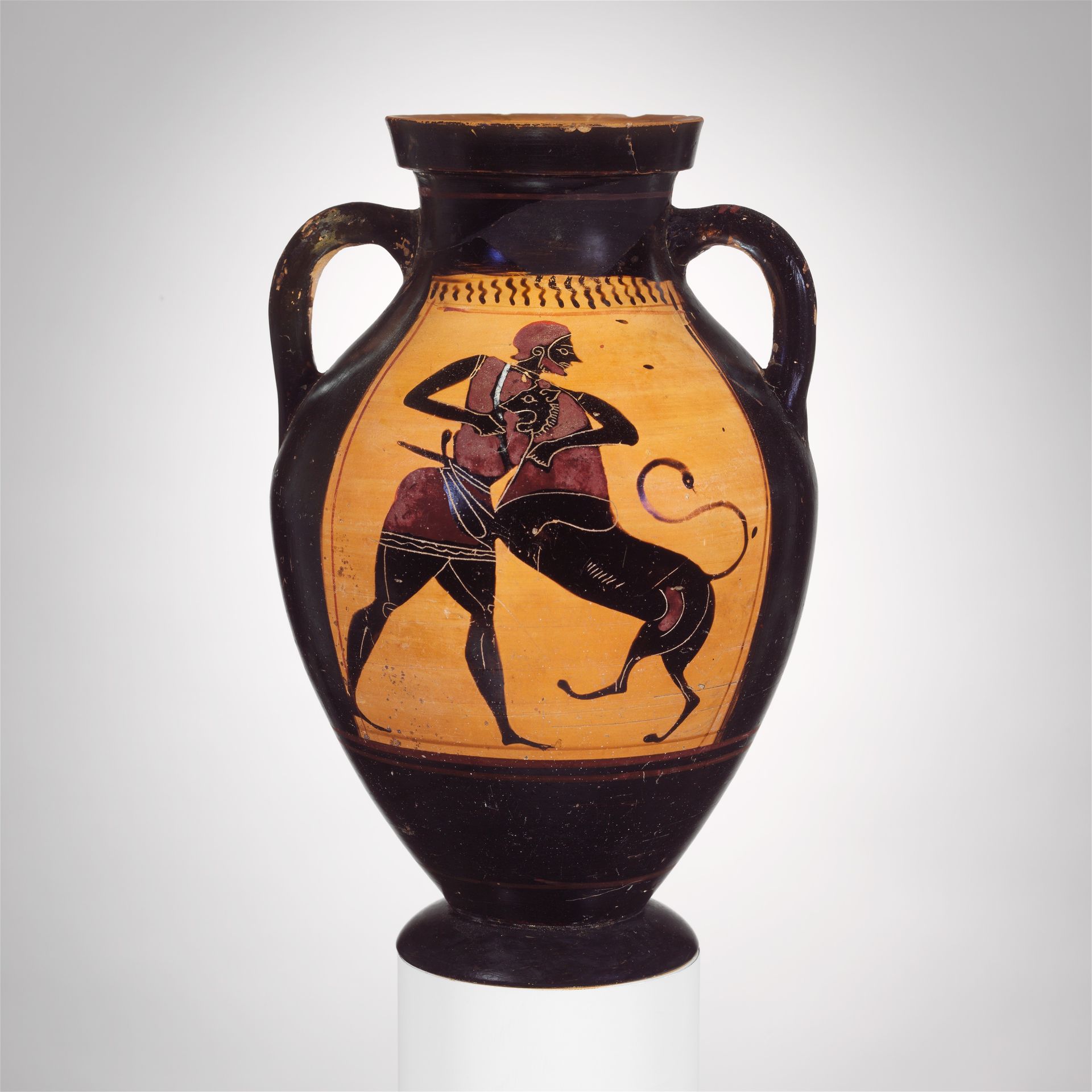 Terracotta amphora (jar) by Group of Brussels R 243