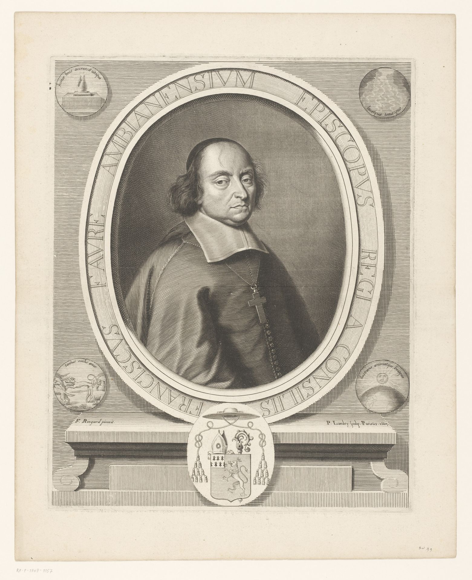 Portret van François Faure by Pierre Landry