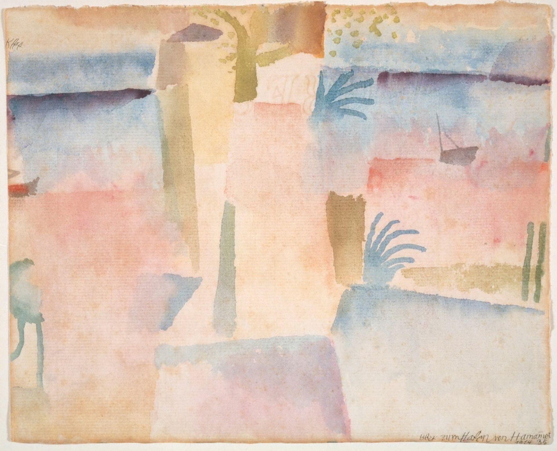 Clouds over Bor by Paul Klee