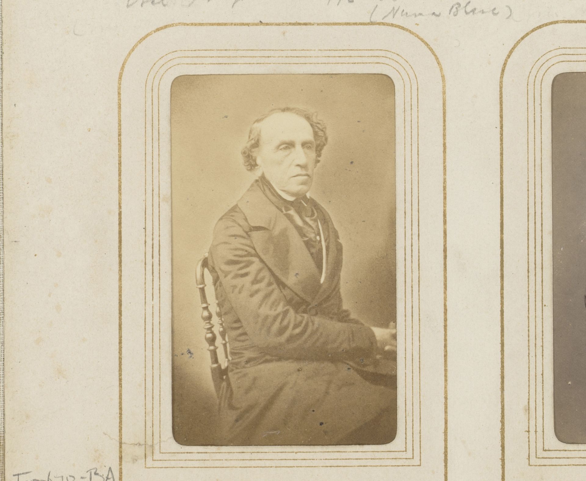 Portret van Giacomo Meyerbeer by Nadar