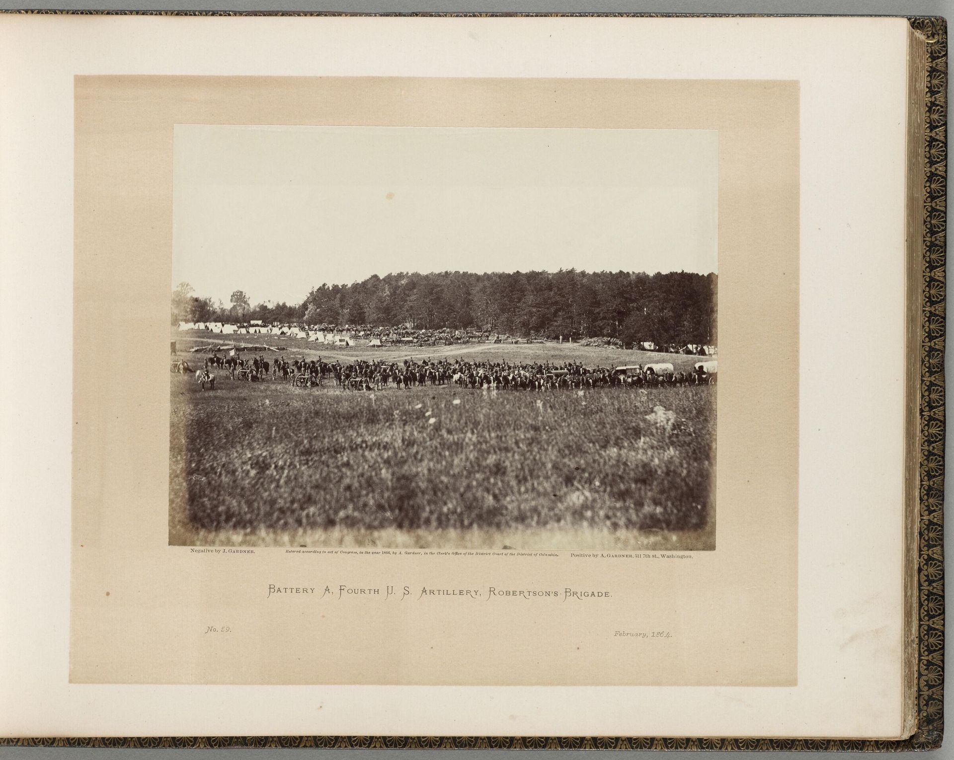 Battery A, Fourth U.S. Artillery, Robertson's Brigade by James Gardner