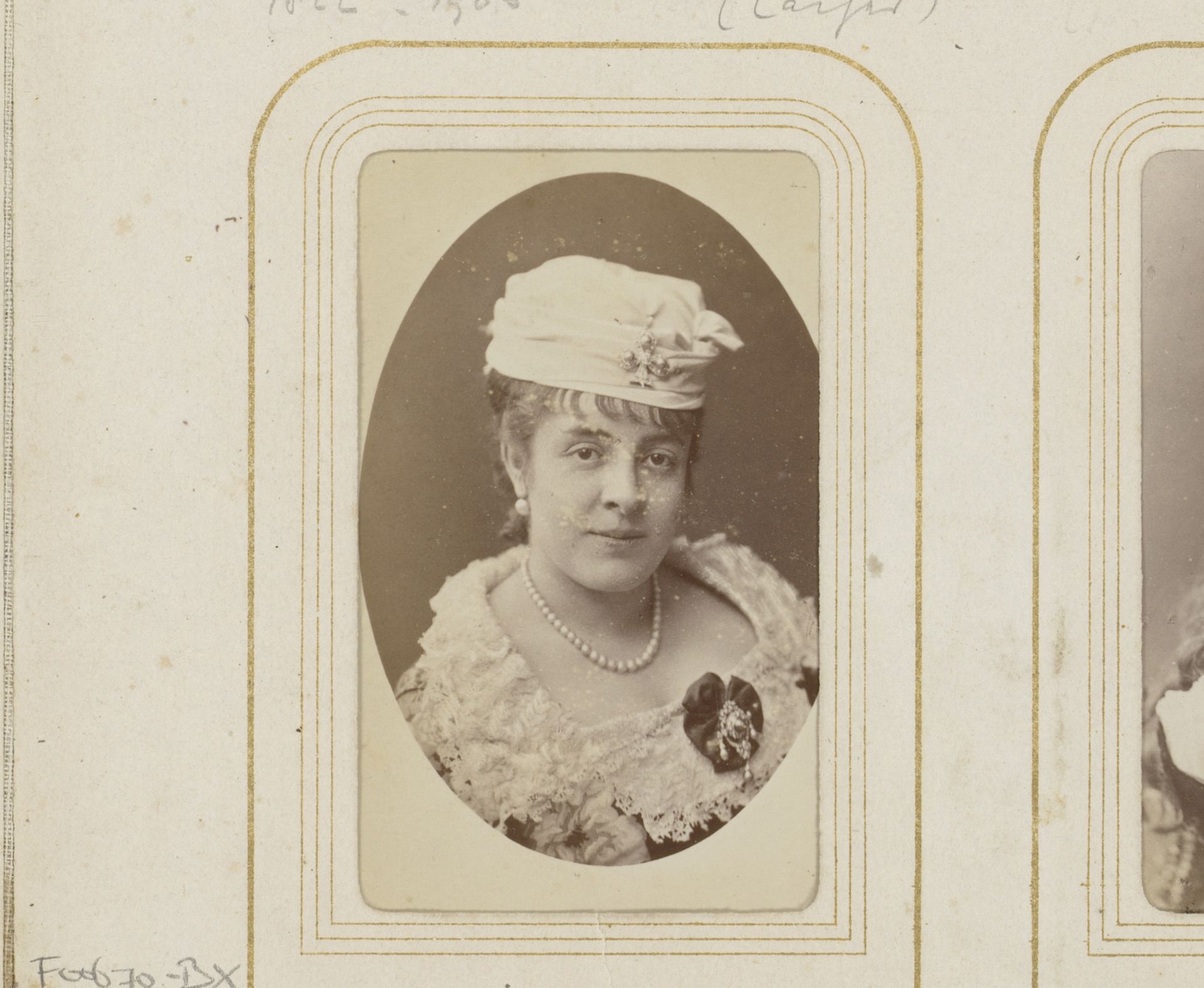 Portret van Anna Judic by Nadar