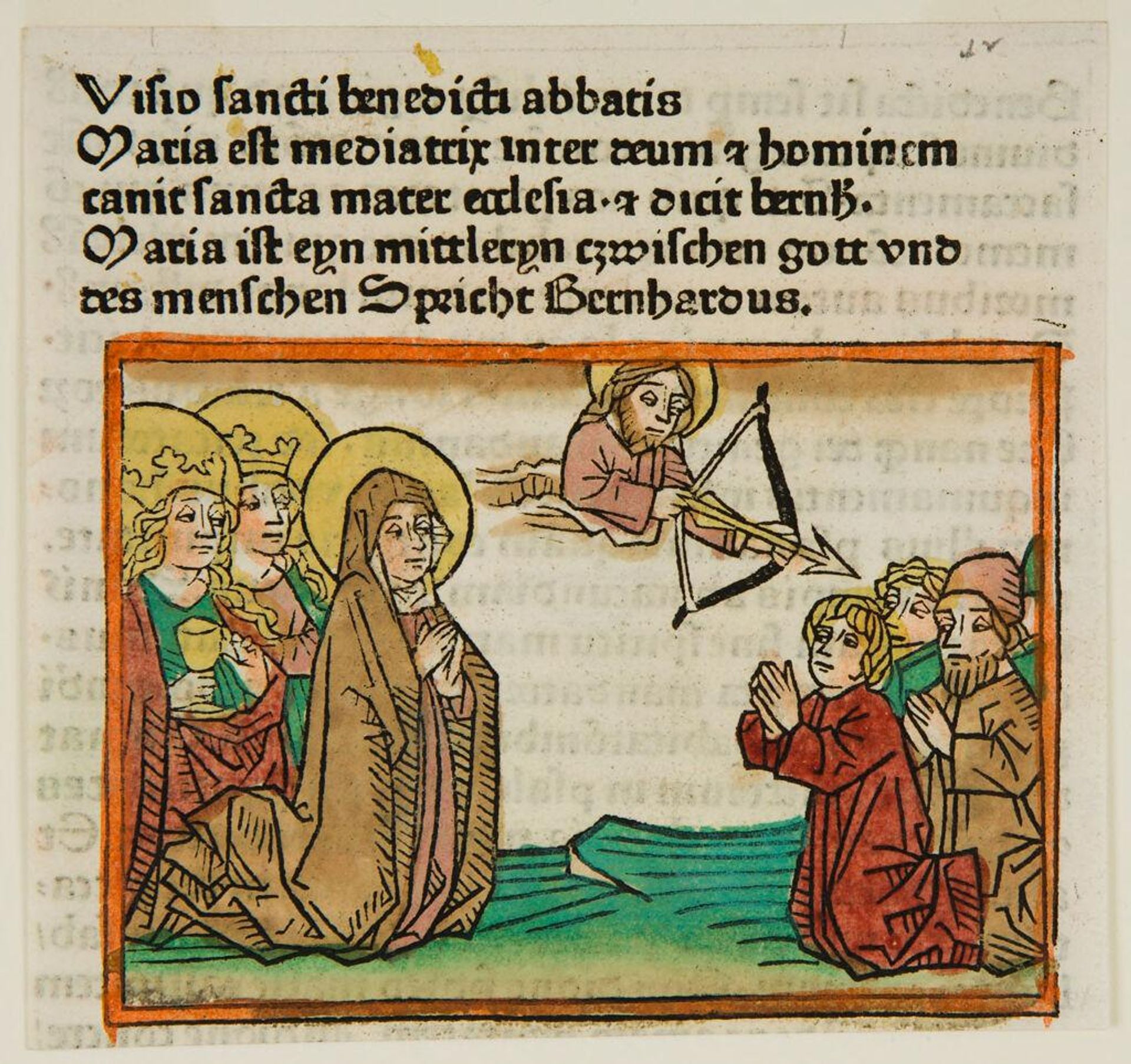 The Virgin is the Mediator Between God and Men by Anonymous