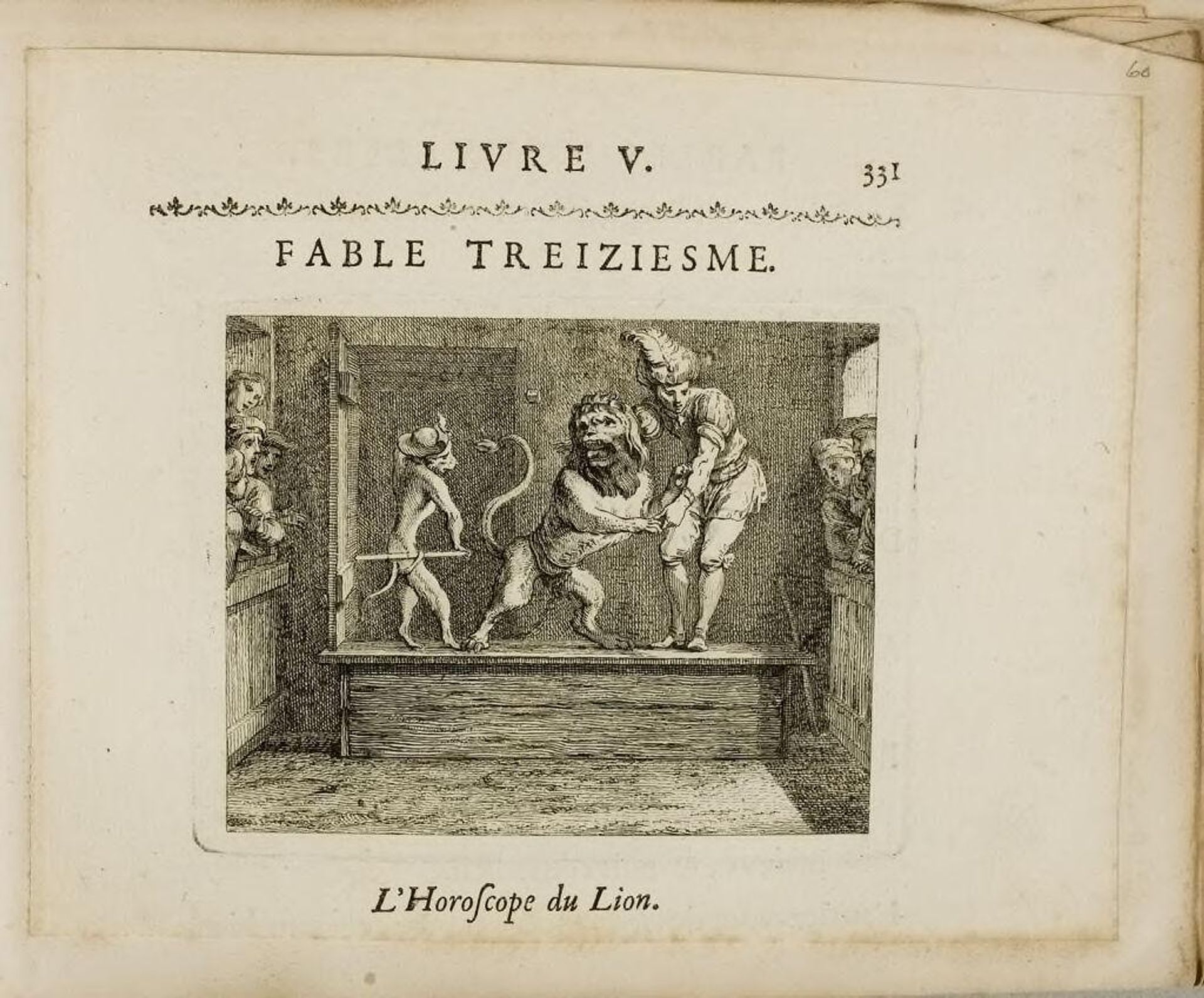 The Lion's Horoscope by Claude Gillot