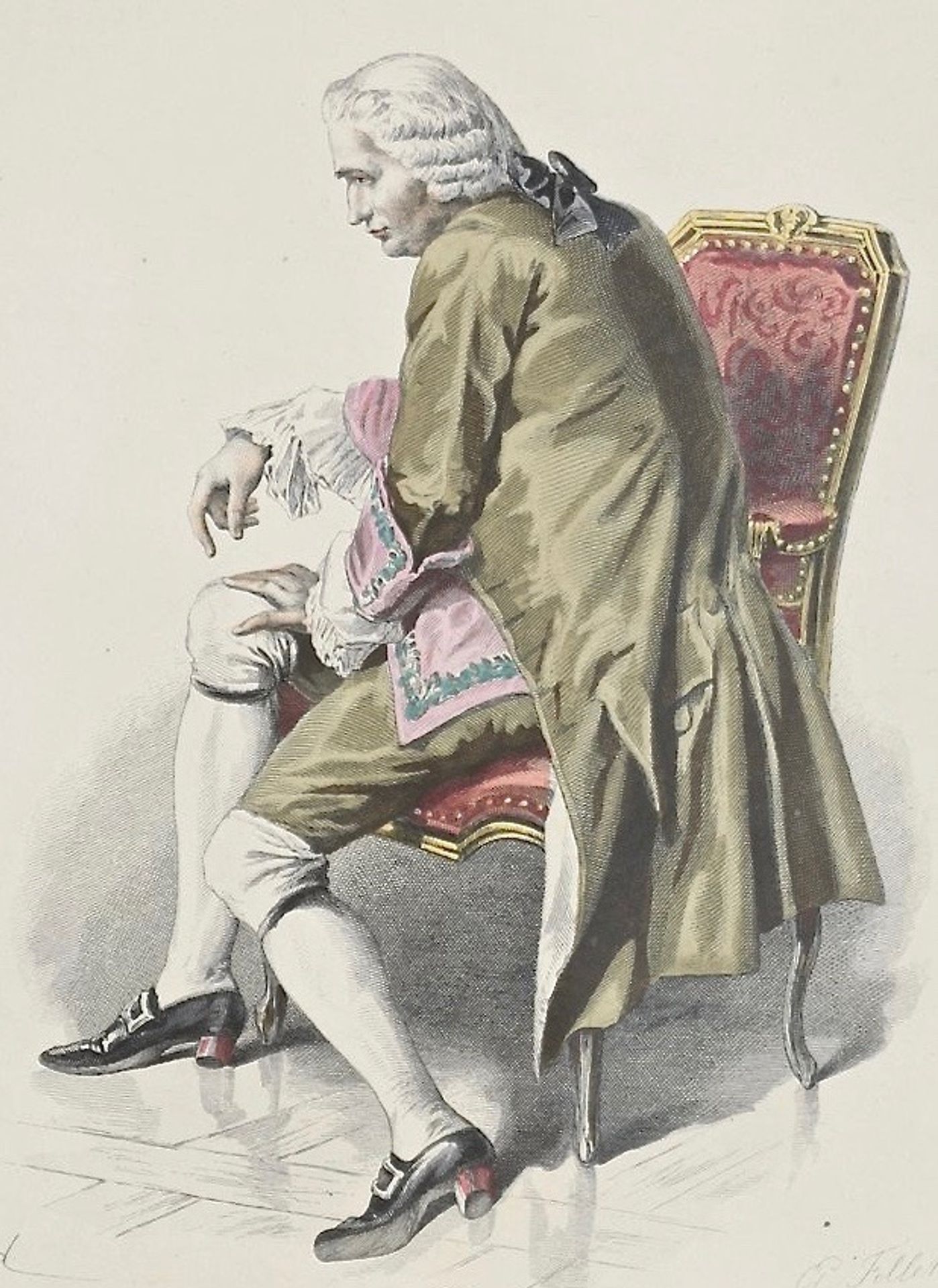 Father Mélac, from ''The two friends'' by Émile Bayard