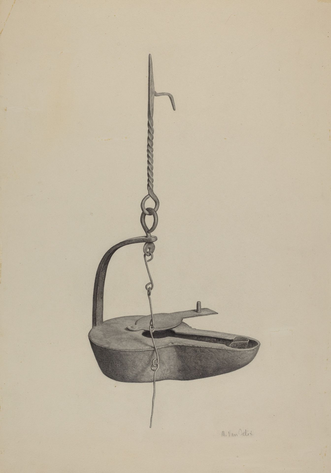 Betty Lamp by Maurice Van Felix