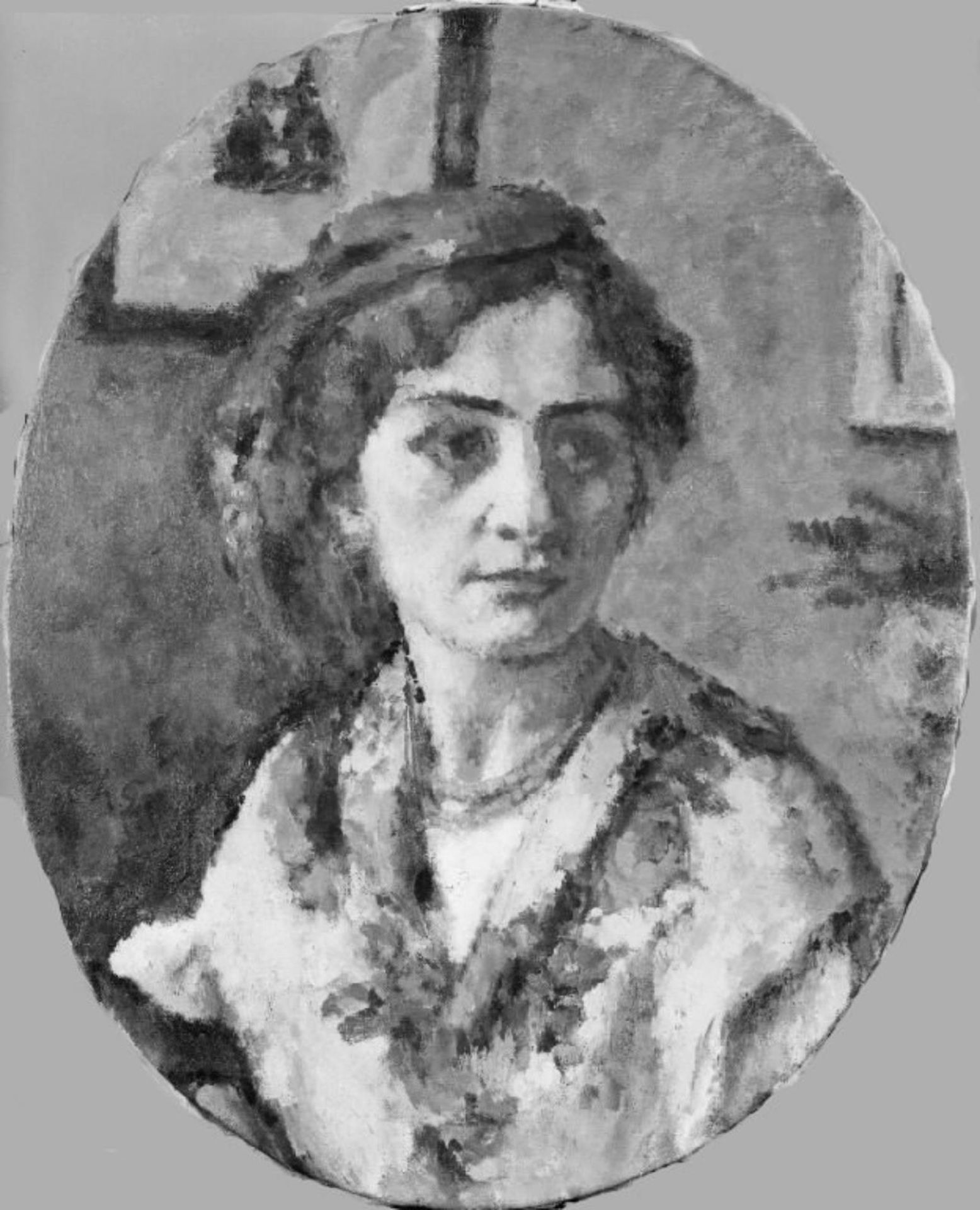 Italian Woman with a Yellow Scarf by Charles Guérin