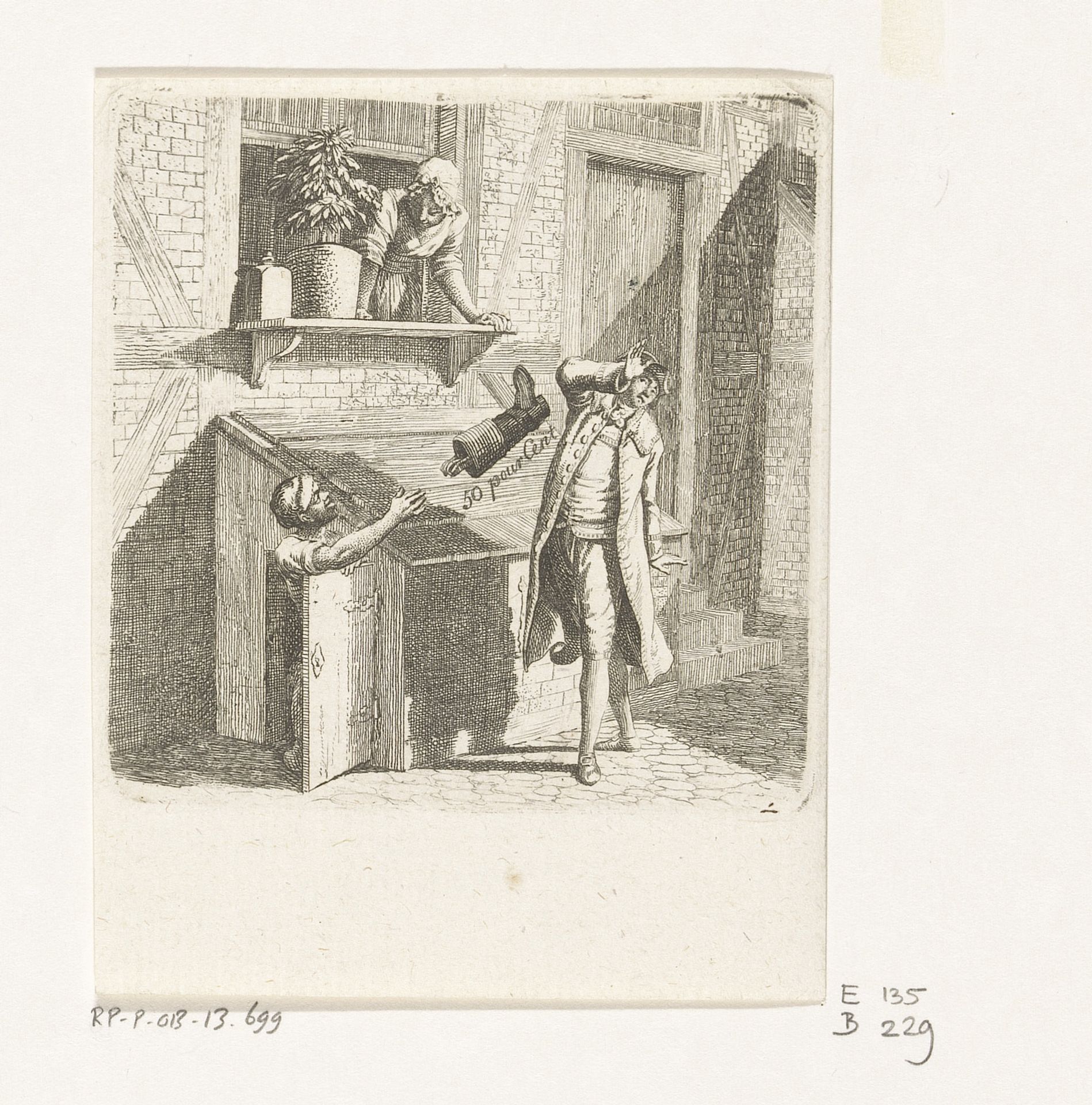 Bankroet van een schoenlapper by Daniel Nikolaus Chodowiecki