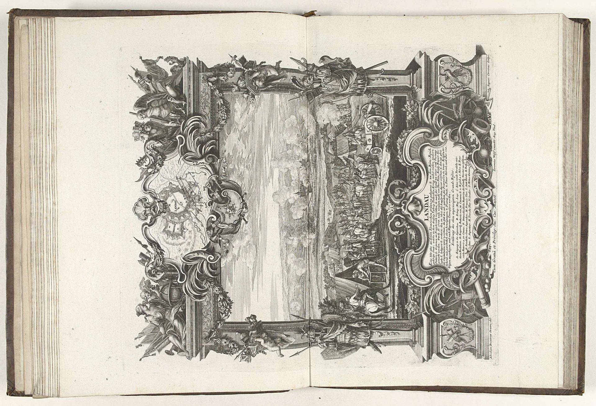 Inname van Landau, 1704 by Johann August Corvinus