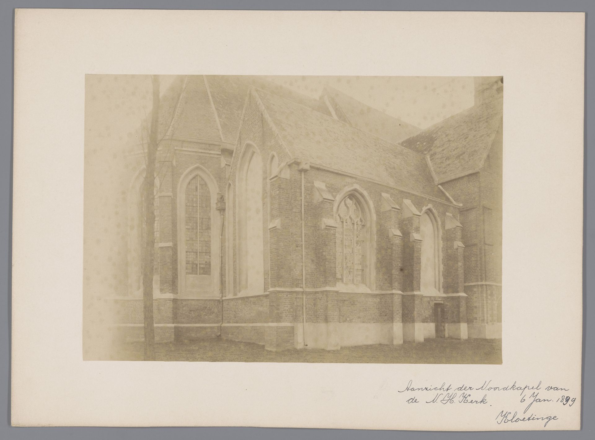 Noordkapel van de Geerteskerk te Kloetinge by anoniem (Monumentenzorg)