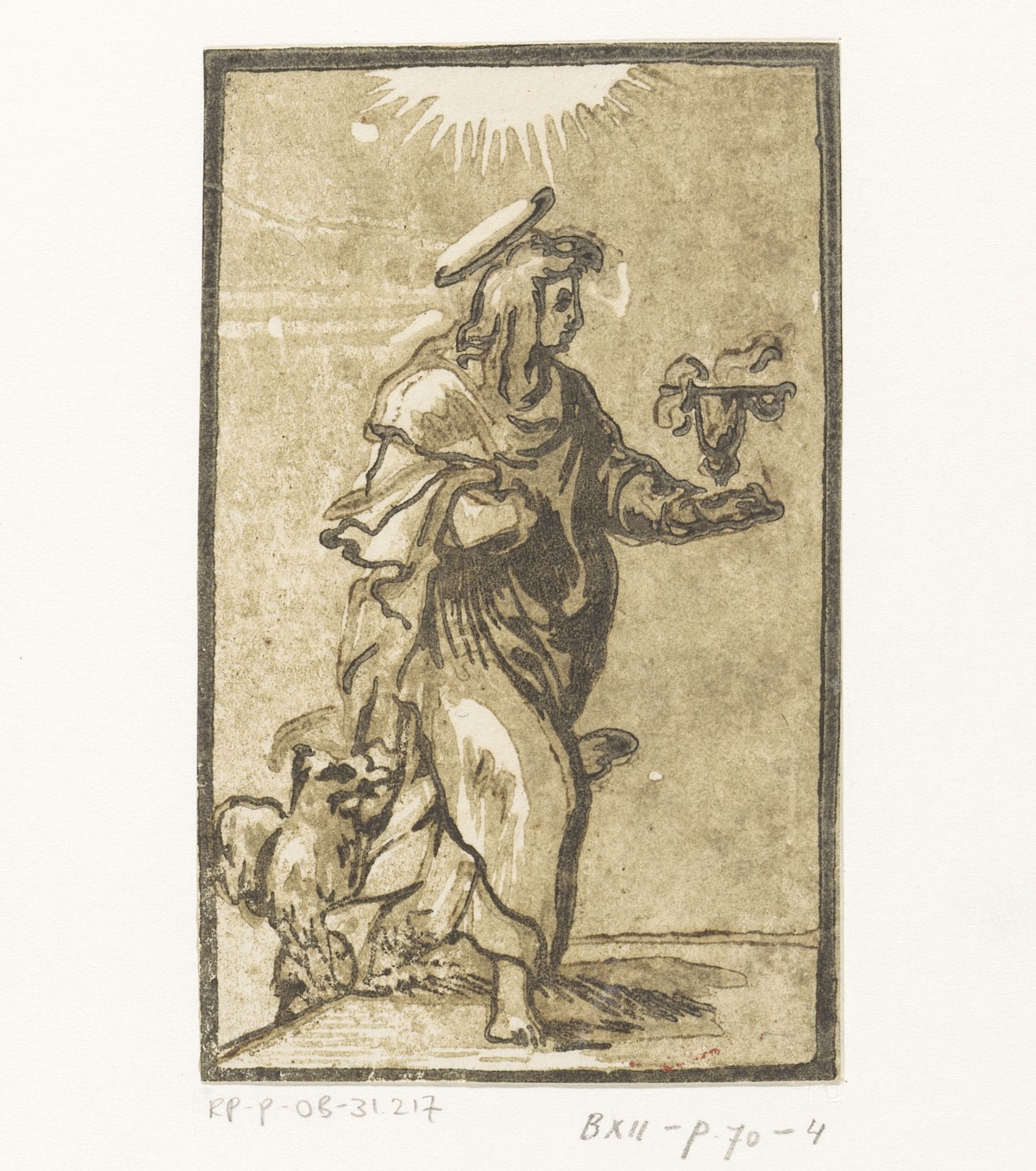 Heilige Johannes de Evangelist by Antonio da Trento