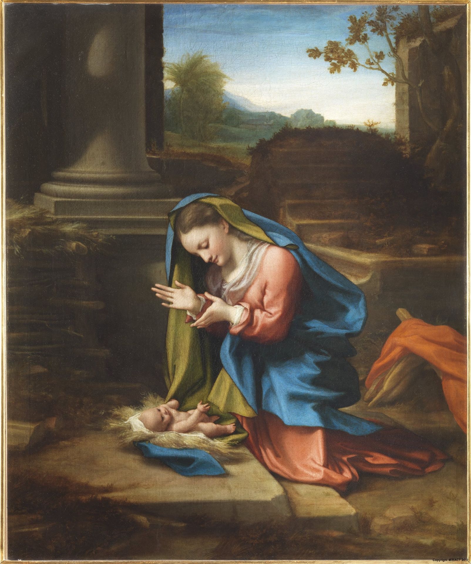 Adoration of the Child by Correggio