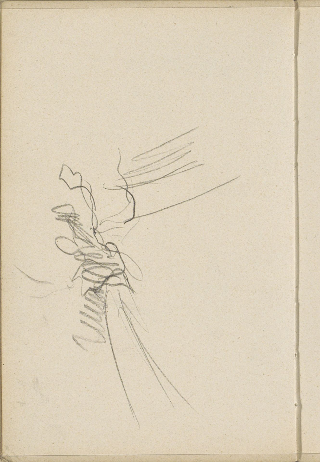 Studie, mogelijk van een landschap by George Hendrik Breitner