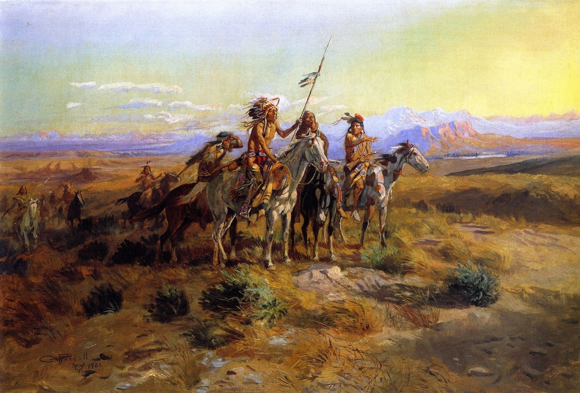 The Scouts by Charles M. Russell