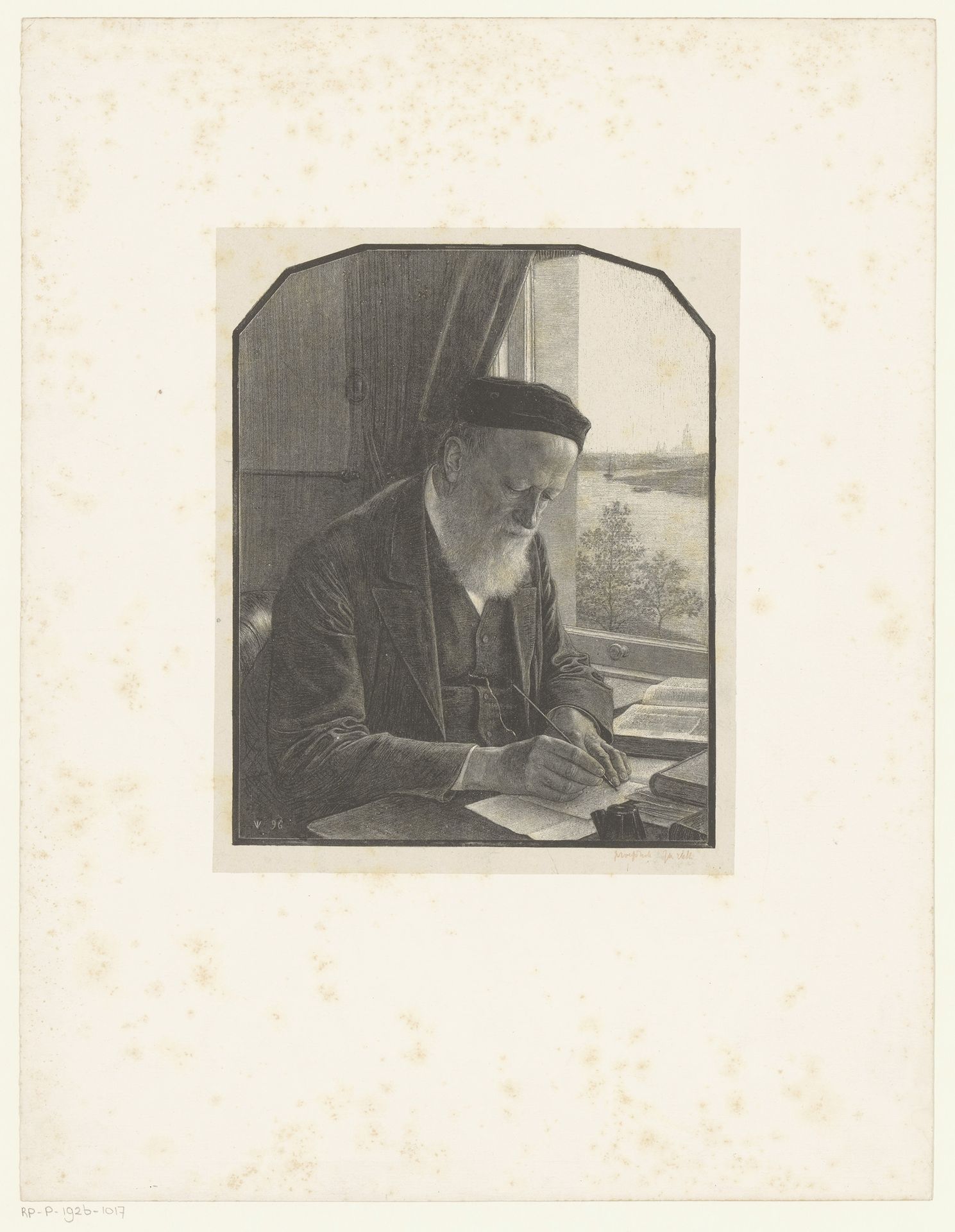 Portret van Pieter Johannes Veth by Jan Veth