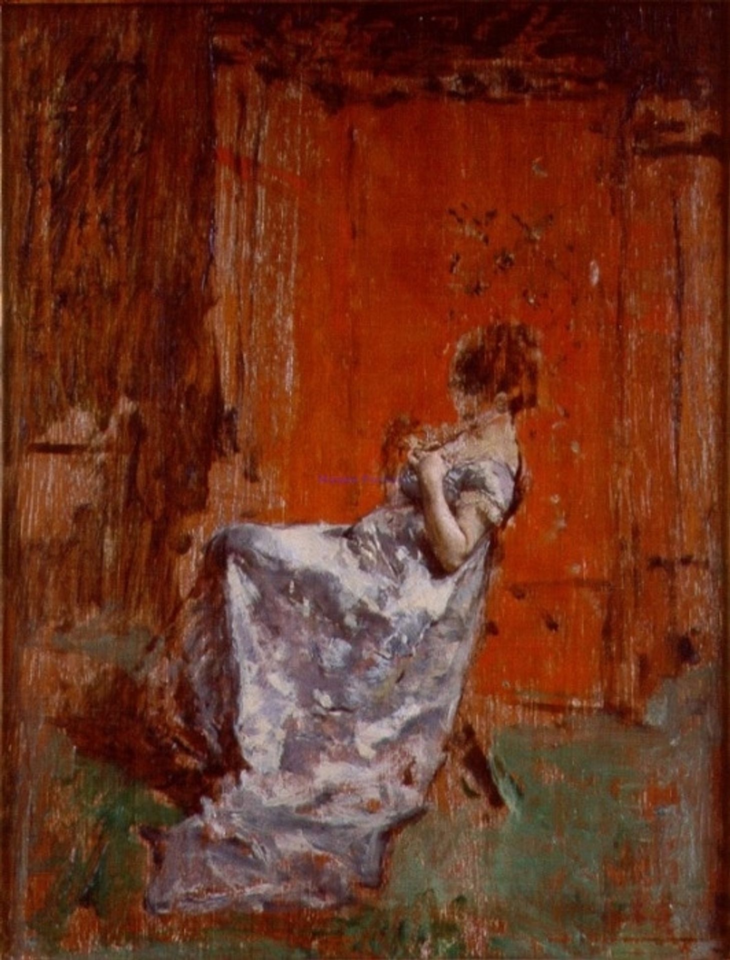 Cecilia pregnant by Mariano Fortuny Marsal