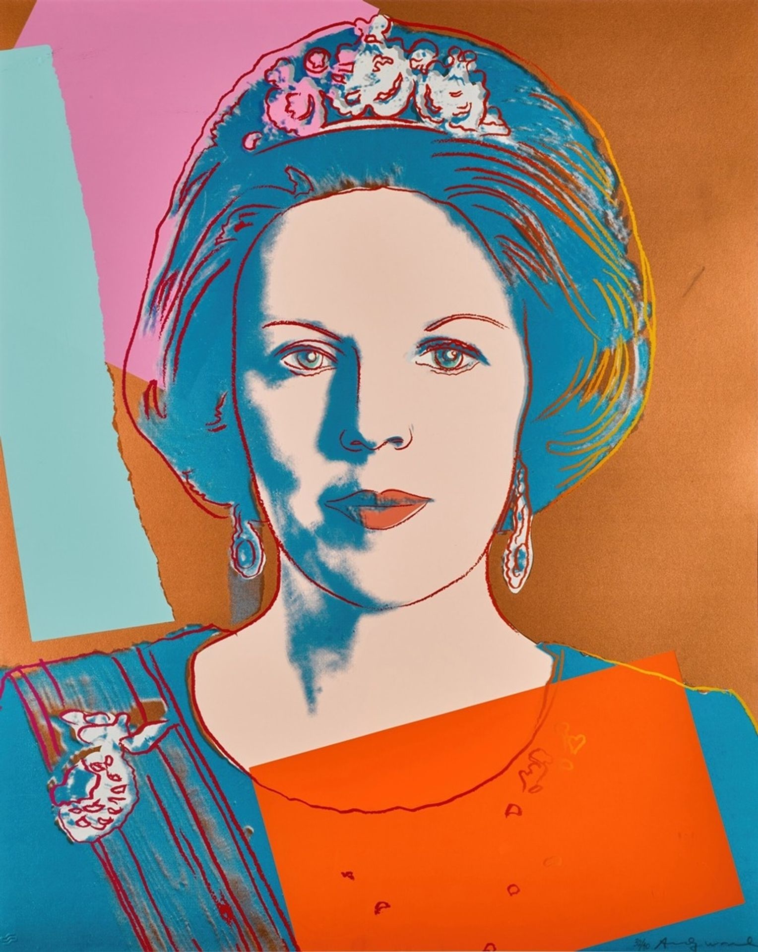 Queen Beatrix by Andy Warhol