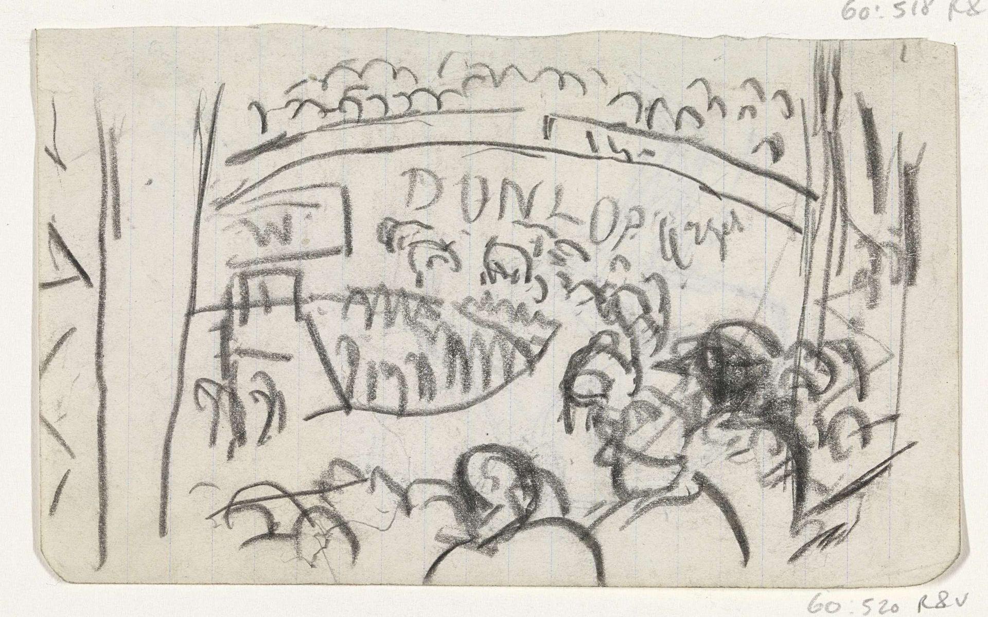 Publiek bij een wielerwedstrijd by Leo Gestel