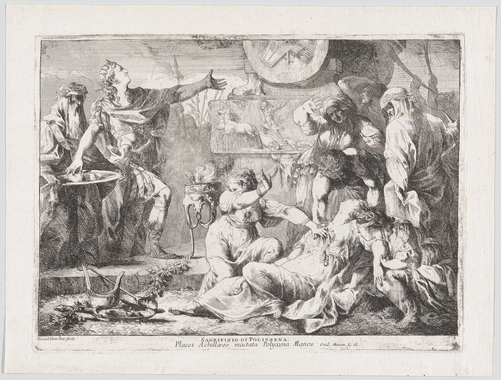 The Sacrifice of Polyxena by Giovanni David